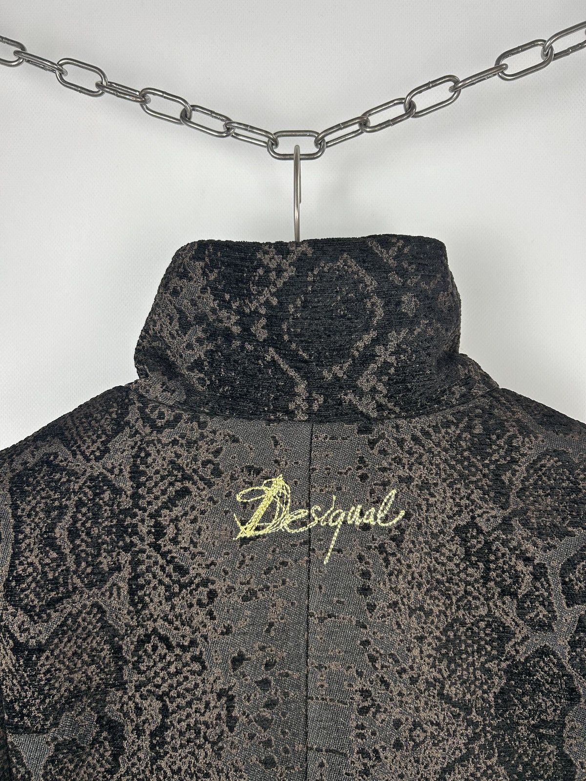 Desigual Desigual Ladies Coat Snake Pattern Y2K Women’s Size 46 Black Size XL / US 12-14 / IT 48-50 - 9 Thumbnail