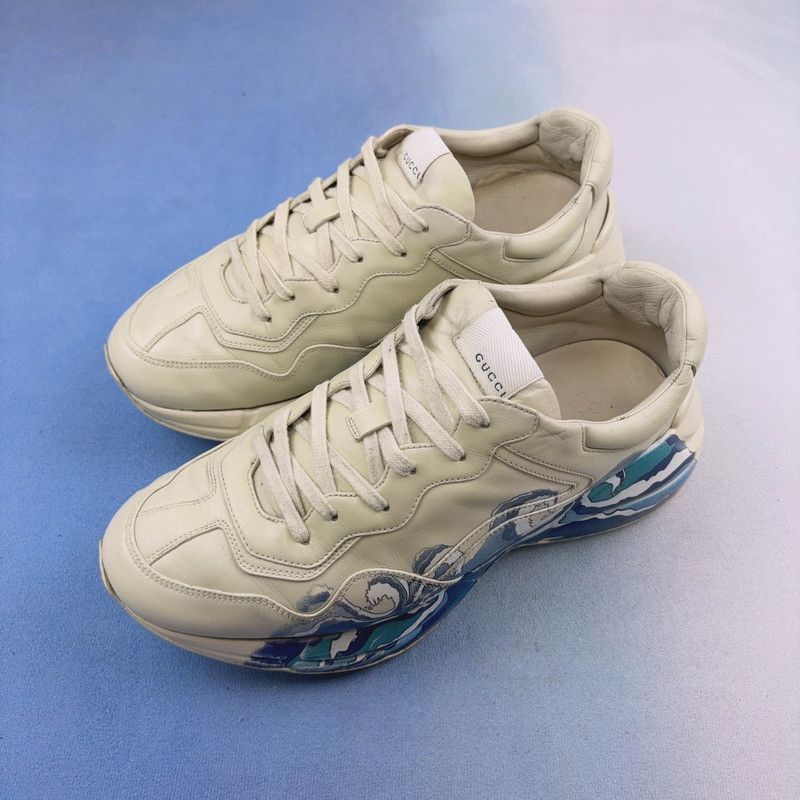 Gucci Gucci Rhyton Graphic Print Low-Top Dad Sneakers 0079 Size US 9.5 / EU 42-43 - 1 Thumbnail