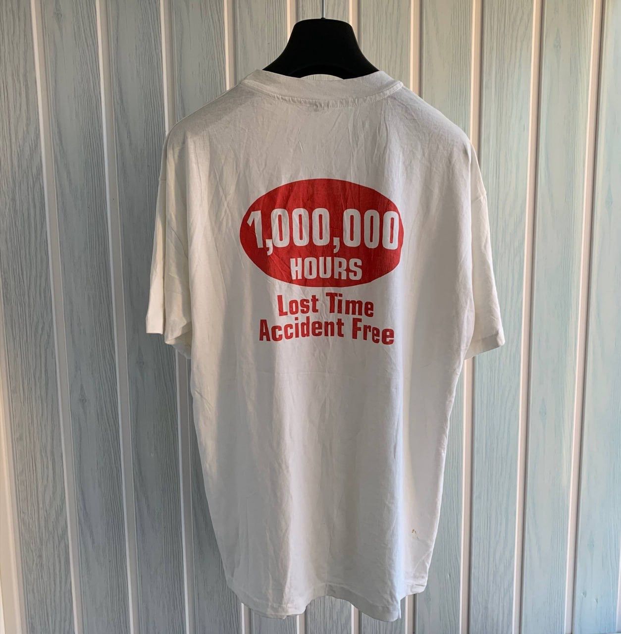 Vintage Vintage 1990 I`m A Safety Top Gun USA Hanes T-Shirt Size US M / EU 48-50 / 2 - 3 Thumbnail