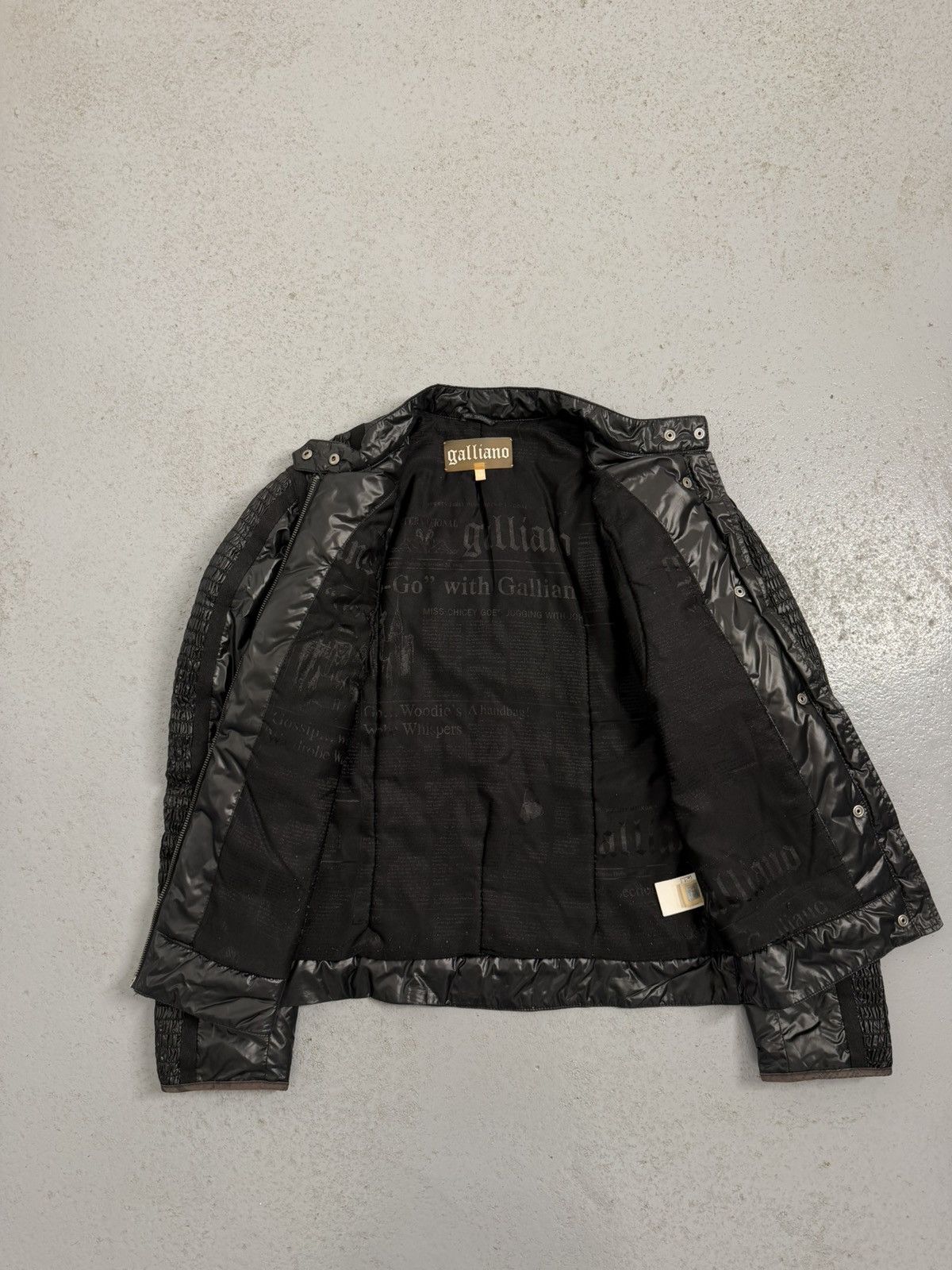 John Galliano John Galliano Glossy Insulated Jacket Size US M / EU 48-50 / 2 - 13 Thumbnail
