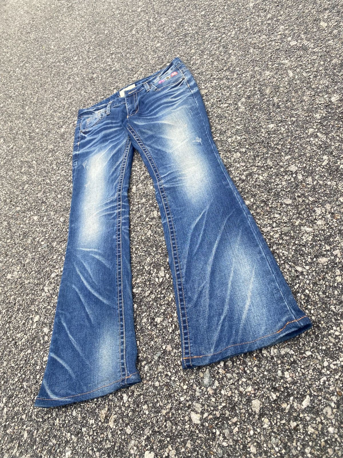 If Six Was Nine Rare Lolita by Concert Club Spell Out Backhit Flare Size 30" / US 8 / IT 44 - 2 Thumbnail