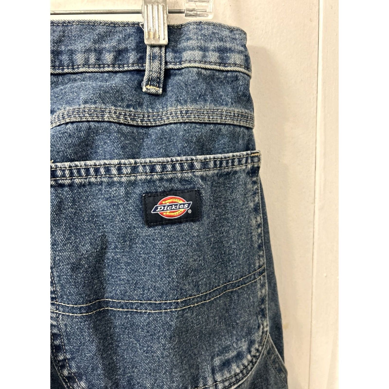Dickies Dickies Carpenter Jeans Mens 32x31 Blue Denim Utility Work Pants 19294THK Size US 32 / EU 48 - 5 Thumbnail