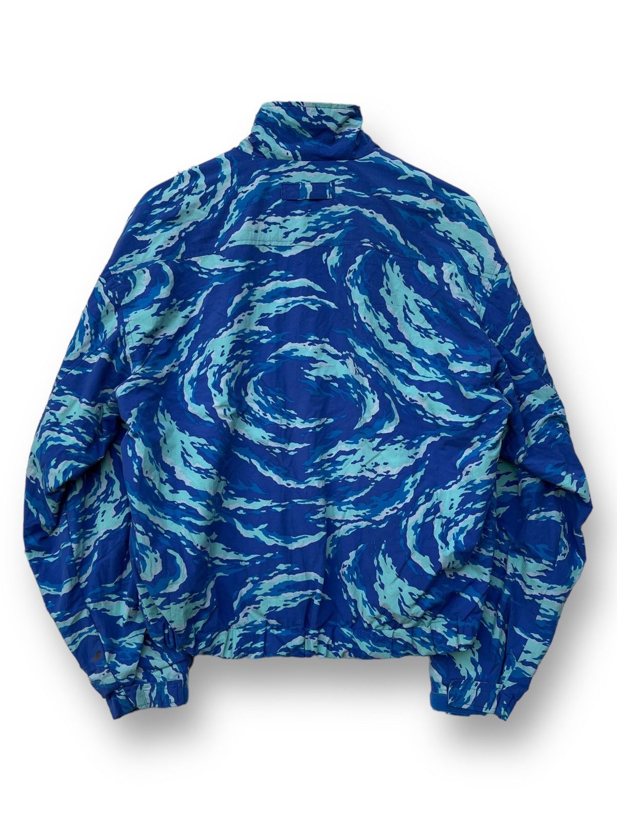 Helly Hansen 🔥Vintage 90's Helly Hansen Blue Flame Bomber Jacket Size US M / EU 48-50 / 2 - 3 Thumbnail