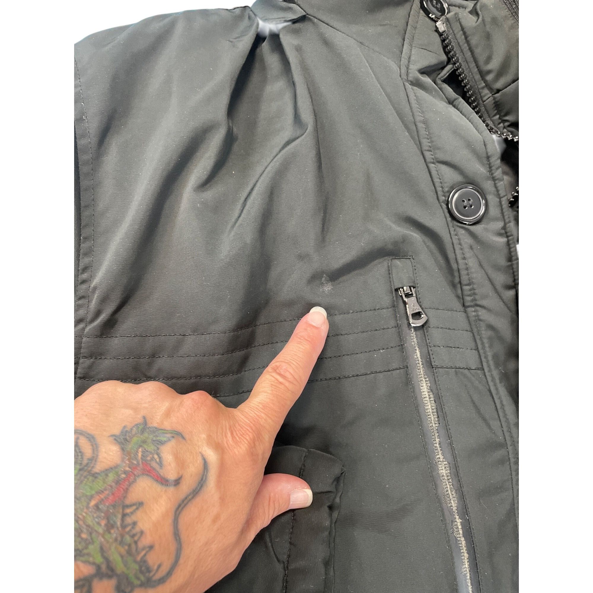 Other Spire Mens Black faux fur Hooded Winter Parka heavy winter c Size US XXL / EU 58 / 5 - 8 Thumbnail