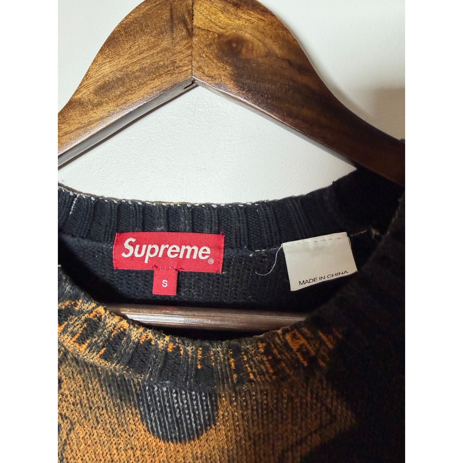 Supreme Supreme x Nate Lowman Sweater 'Black' Size US S / EU 44-46 / 1 - 4 Thumbnail