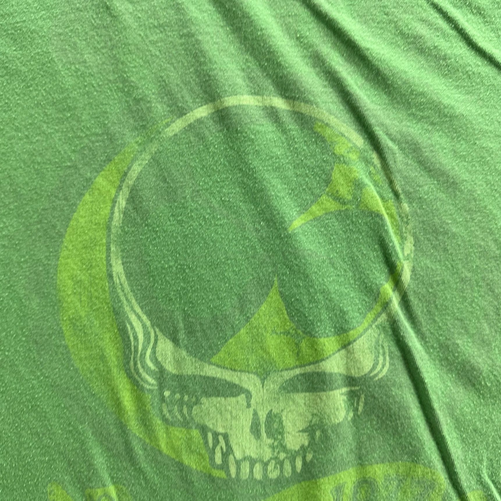 Ripple Junction VINTAGE Ripple Junction Grateful Dead T-Shirt Mens Large Short Sleeve Crew Neck Green Music Skull 1973 Boston Graphic Tee Size US L / EU 52-54 / 3 - 7 Thumbnail