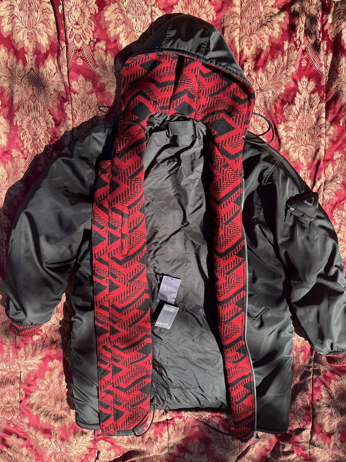 Prada Prada FW21 Re-Nylon Oversized Hooded Bomber Parka sz XS Size US XS / EU 42 / 0 - 3 Thumbnail