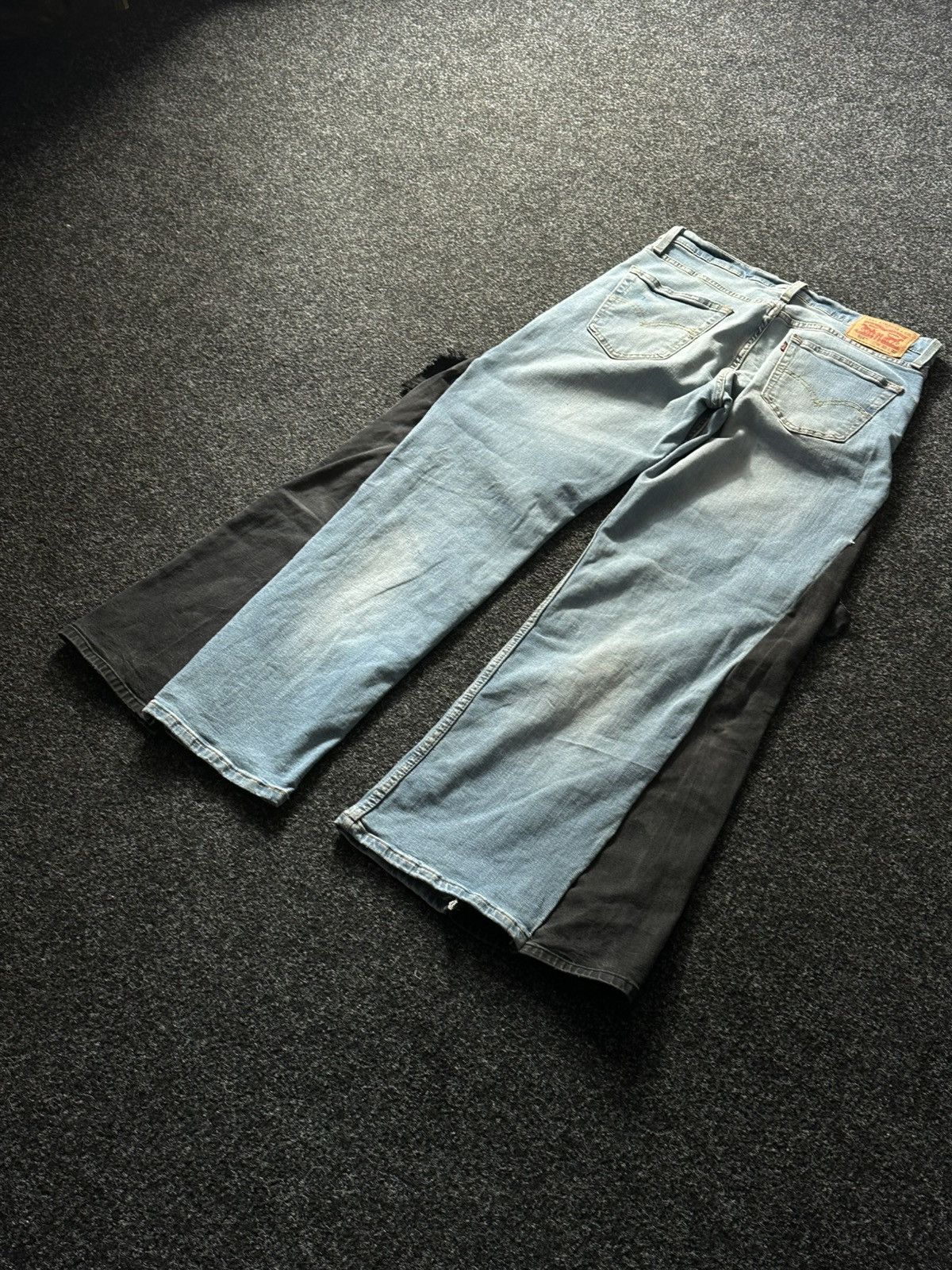 If Six Was Nine × Levi's 🚨GRAIL CUSTOM DENIM JEANS 2in1 ULTRA BAGGY Y2K JAPANESE STYL Size US 33 - 10 Thumbnail