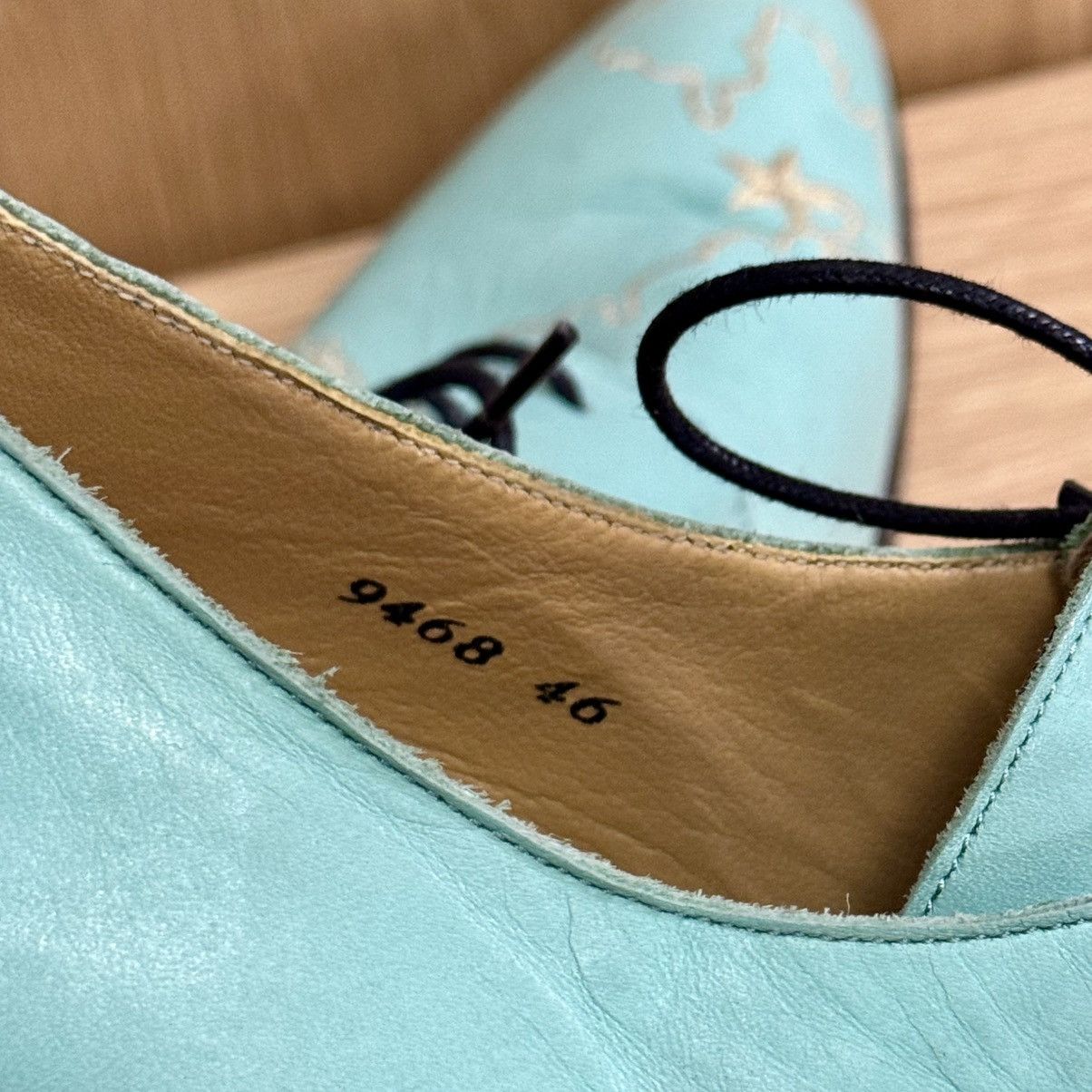Other Mascolori x Hotel New York Limited Edition Mint Green Derby Size US 12 / EU 45 - 10 Thumbnail