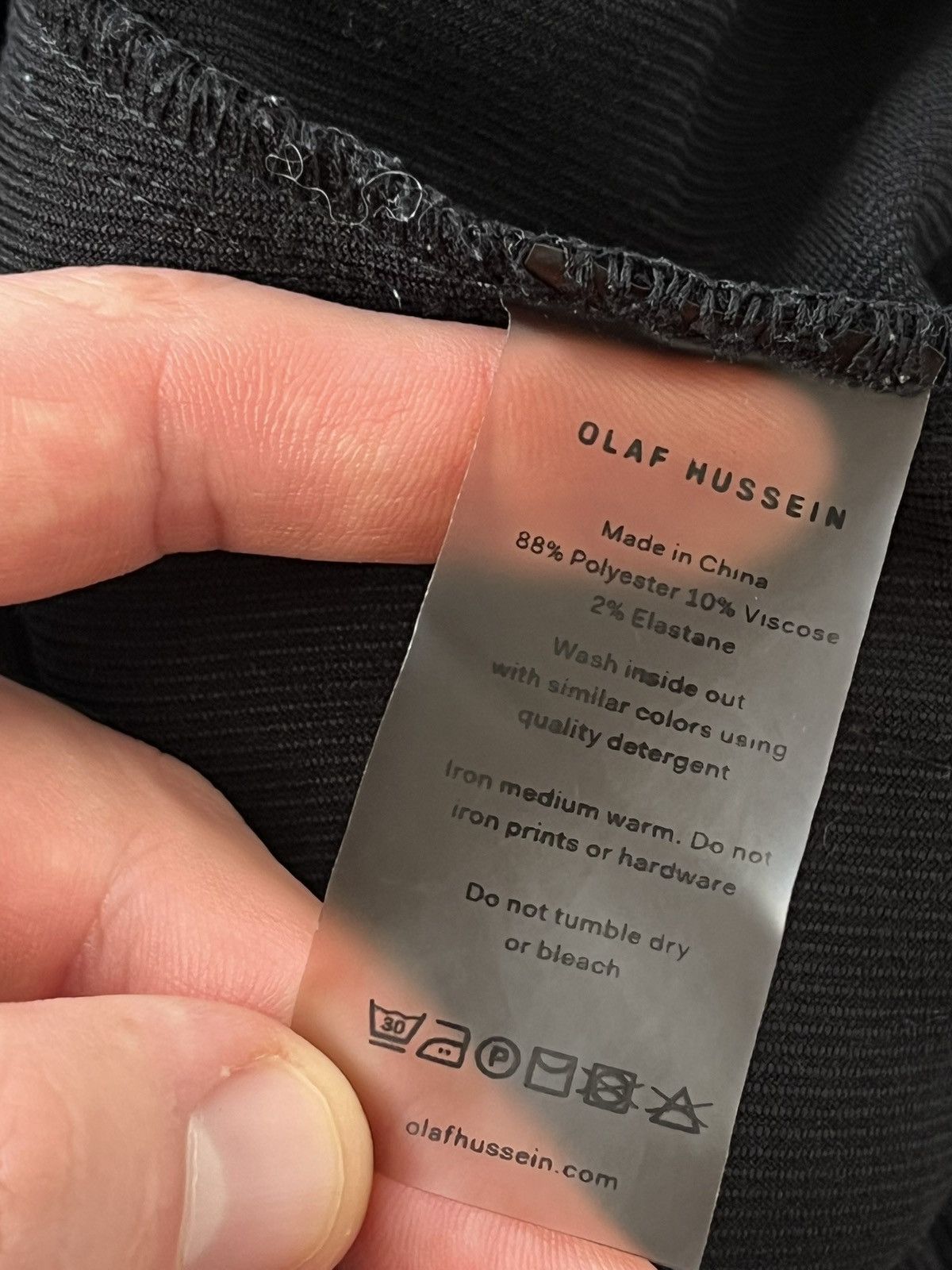 OLAF Rare Olaf Opium Avant Garde Printed Logo Regular Chino Pants Size US 32 / EU 48 - 18 Thumbnail