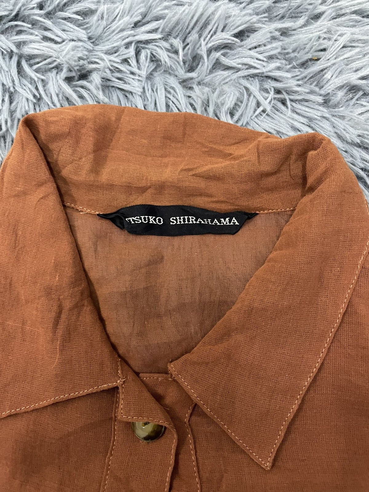 Designer × Japanese Brand × Vintage Vintage 90s Ritsuko Shirahama button up shirt Size S / US 4 / IT 40 - 4 Thumbnail