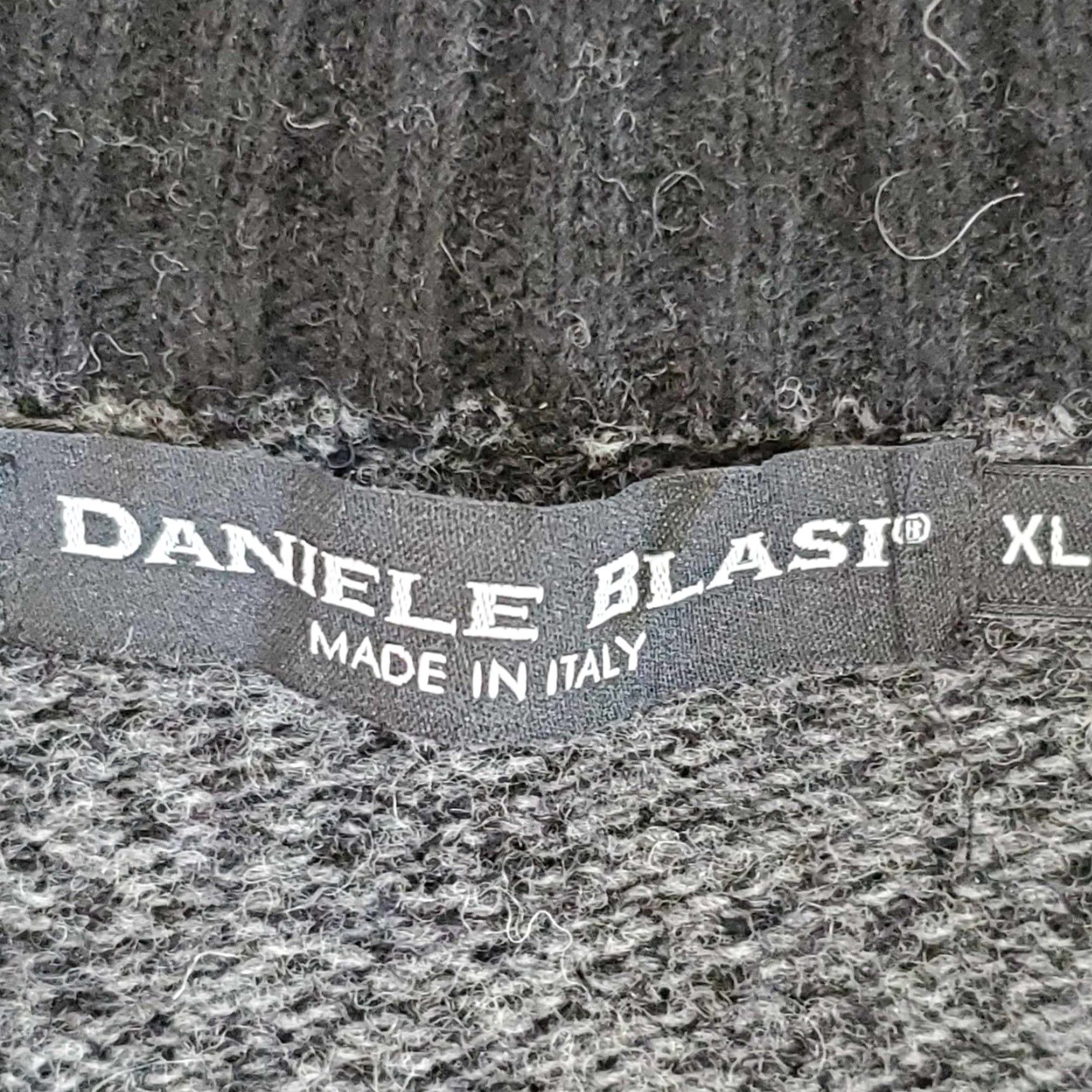 Vintage Daniele Blasi Sweater Mens XL 1/4 Zip Wool Blend Gray Nordic Mock Neck Size US XL / EU 56 / 4 - 4 Thumbnail