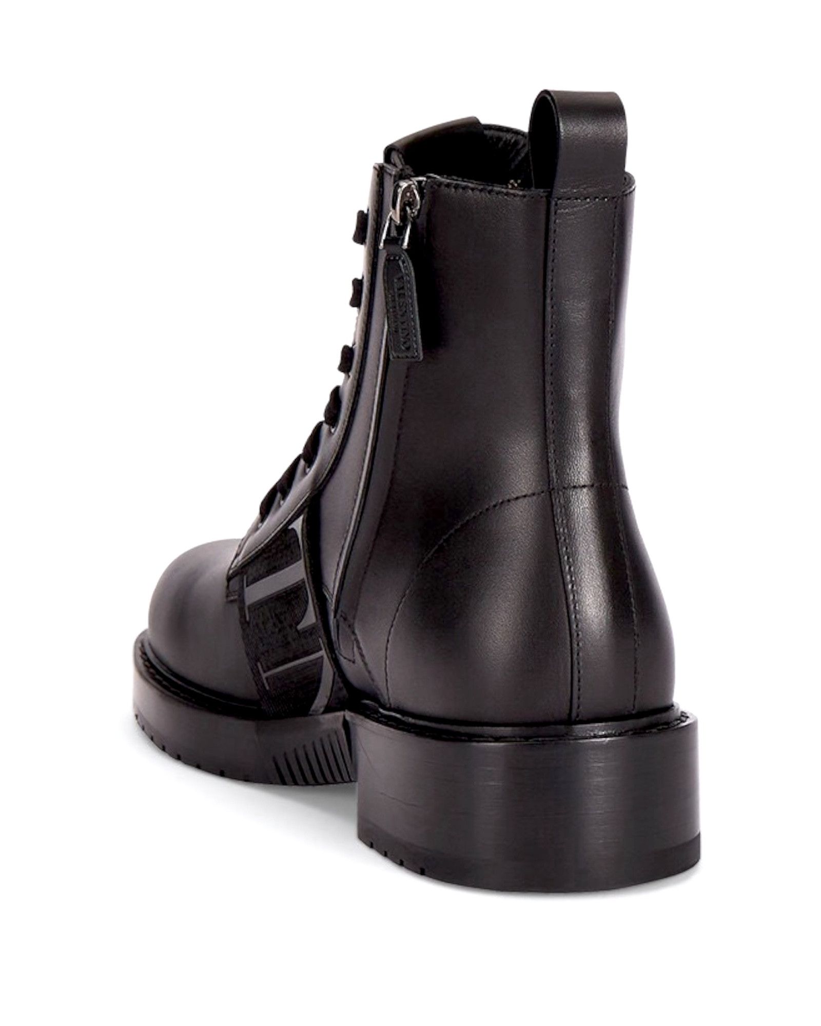 Valentino WY2S0E55 PPW 0NO VL7N City Combat Boot in Calfskin Leather Size US 6 / EU 39 - 3 Thumbnail