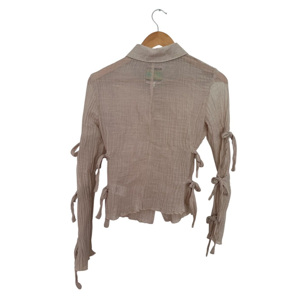 Japanese Brand Unif pleat bow tie shirt Size XS / US 0-2 / IT 36-38 - 3 Thumbnail