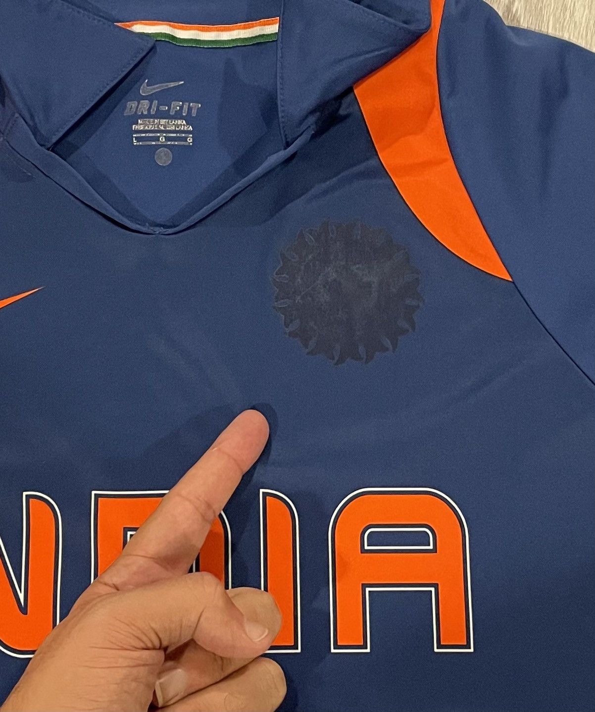 Nike × Vintage Nike India National Collared Cricket Jersey Men’s Size Large Size US L / EU 52-54 / 3 - 6 Thumbnail