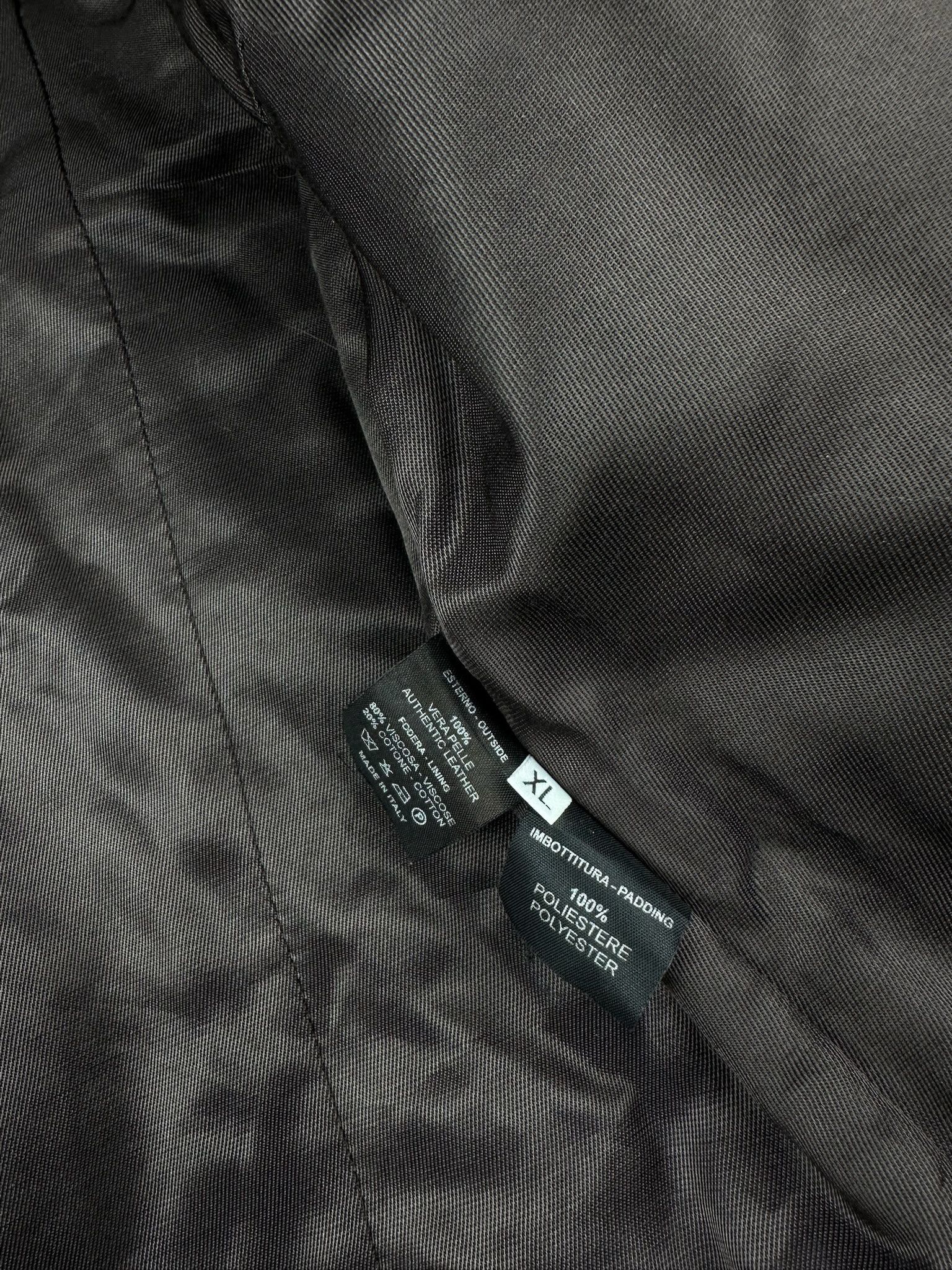 Mercedes-Benz Vintage Mercedes Benz moto Jacket brown chocolate leather Size US S / EU 44-46 / 1 - 6 Thumbnail