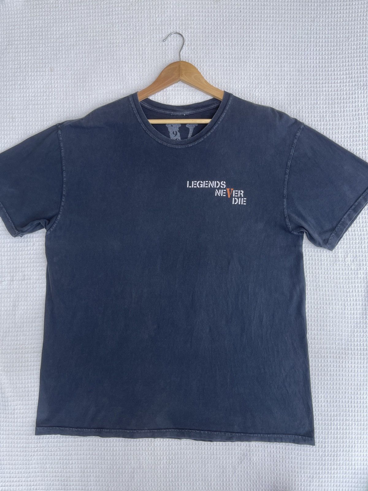 999 Club × Vlone Rare🔥Juice Wrld x Vlone 999 Sun Faded Black T-Shirt Size US XL / EU 56 / 4 - 8 Thumbnail