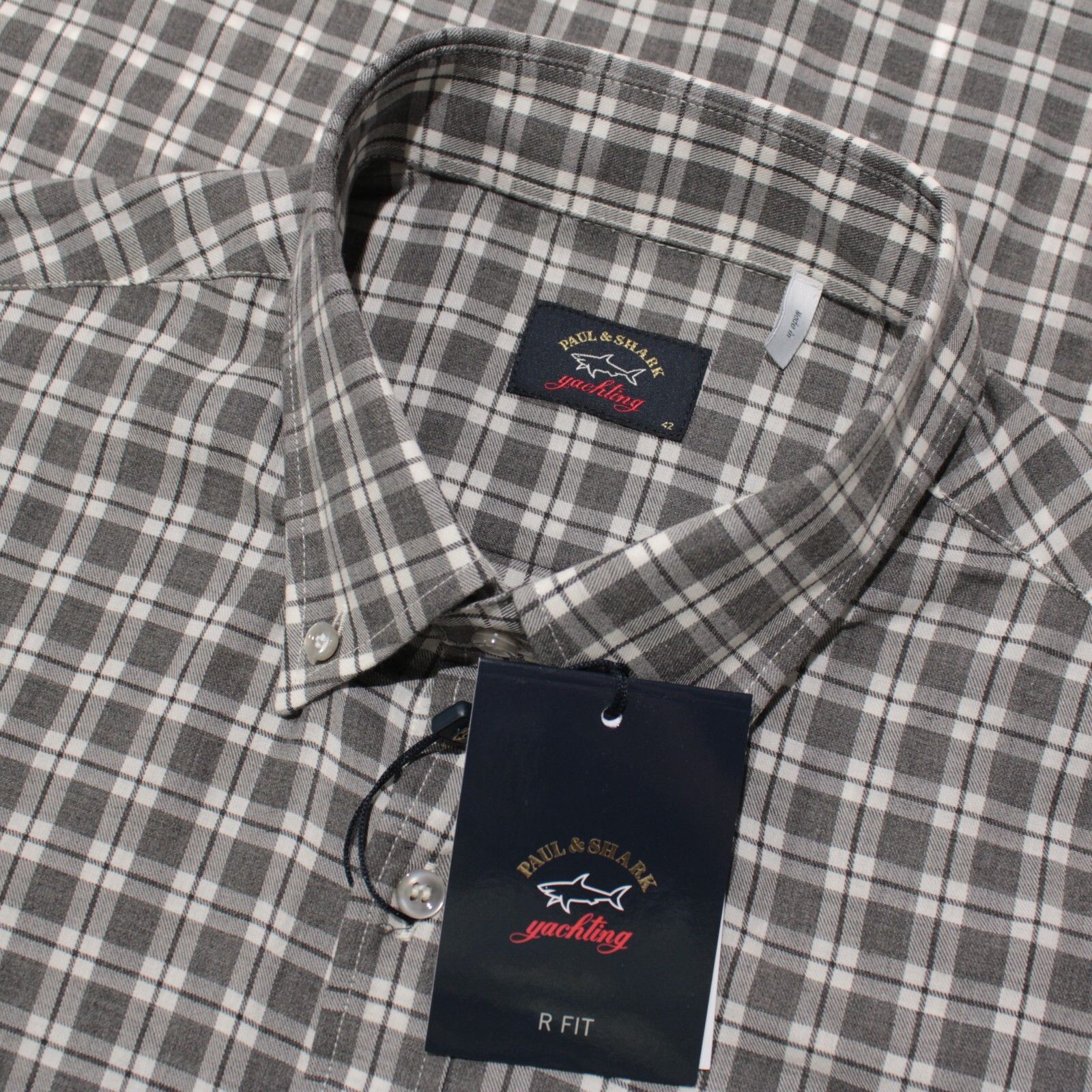 Paul & Shark Paul & Shark New with tags Shirt Size L US In Gray Size US L / EU 52-54 / 3 - 1 Thumbnail