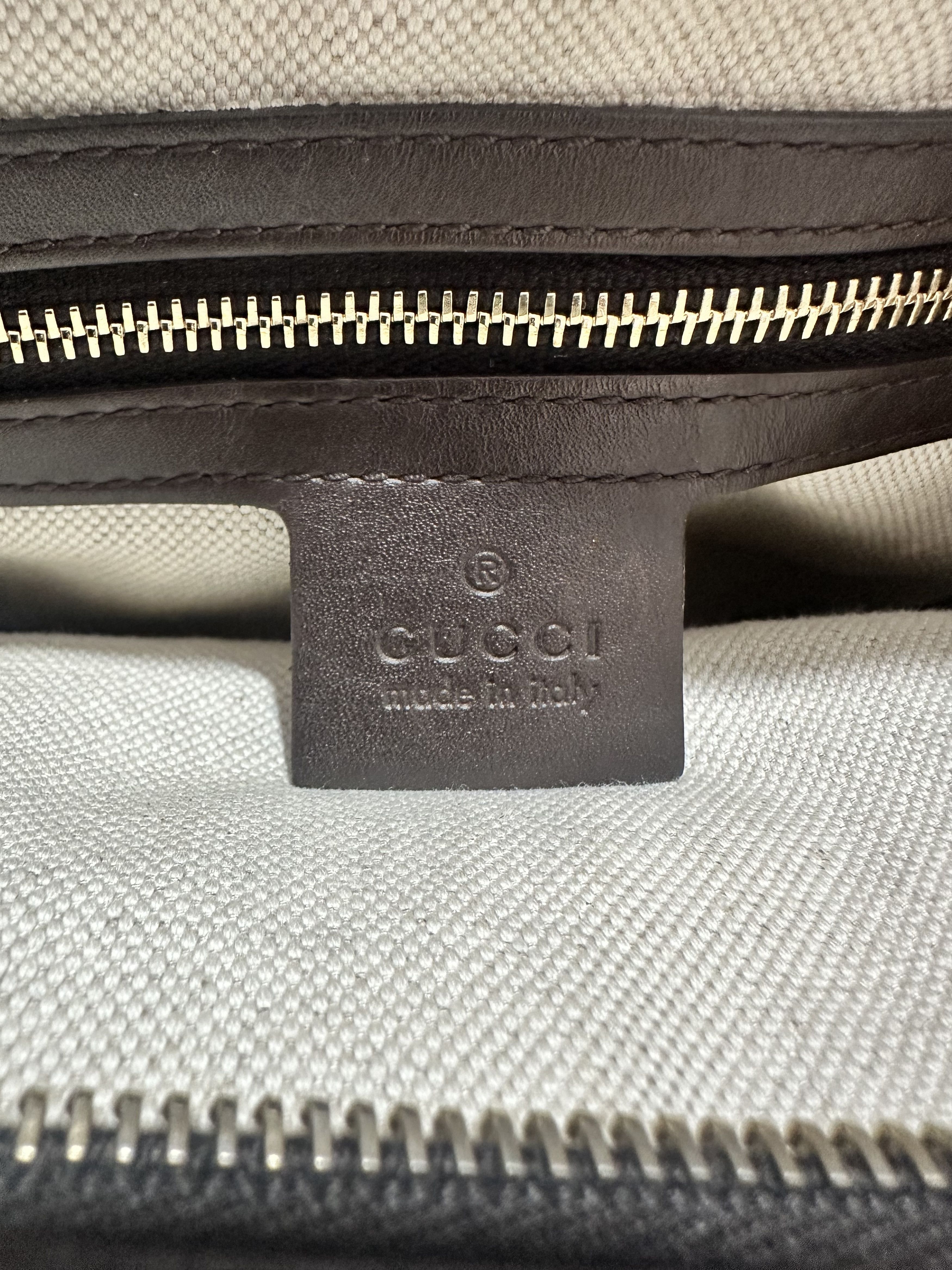 Gucci Gucci Beige/Brown Canvas Web Original GG Boston Bag Size ONE SIZE - 6 Thumbnail