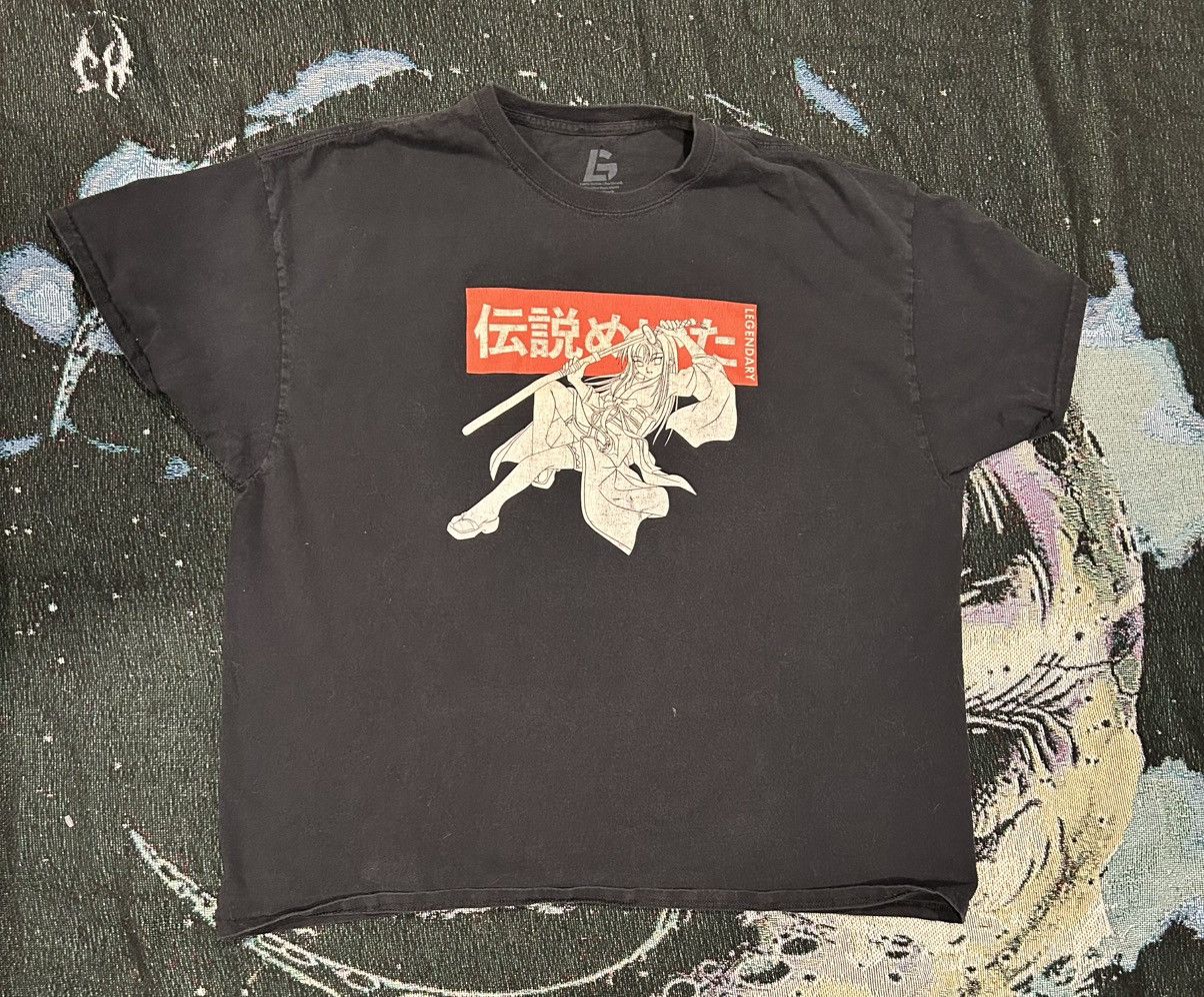 Other Vintage Black and white Legendary anime girl y2k t shirt XXL Size US XXL / EU 58 / 5 - 2 Thumbnail