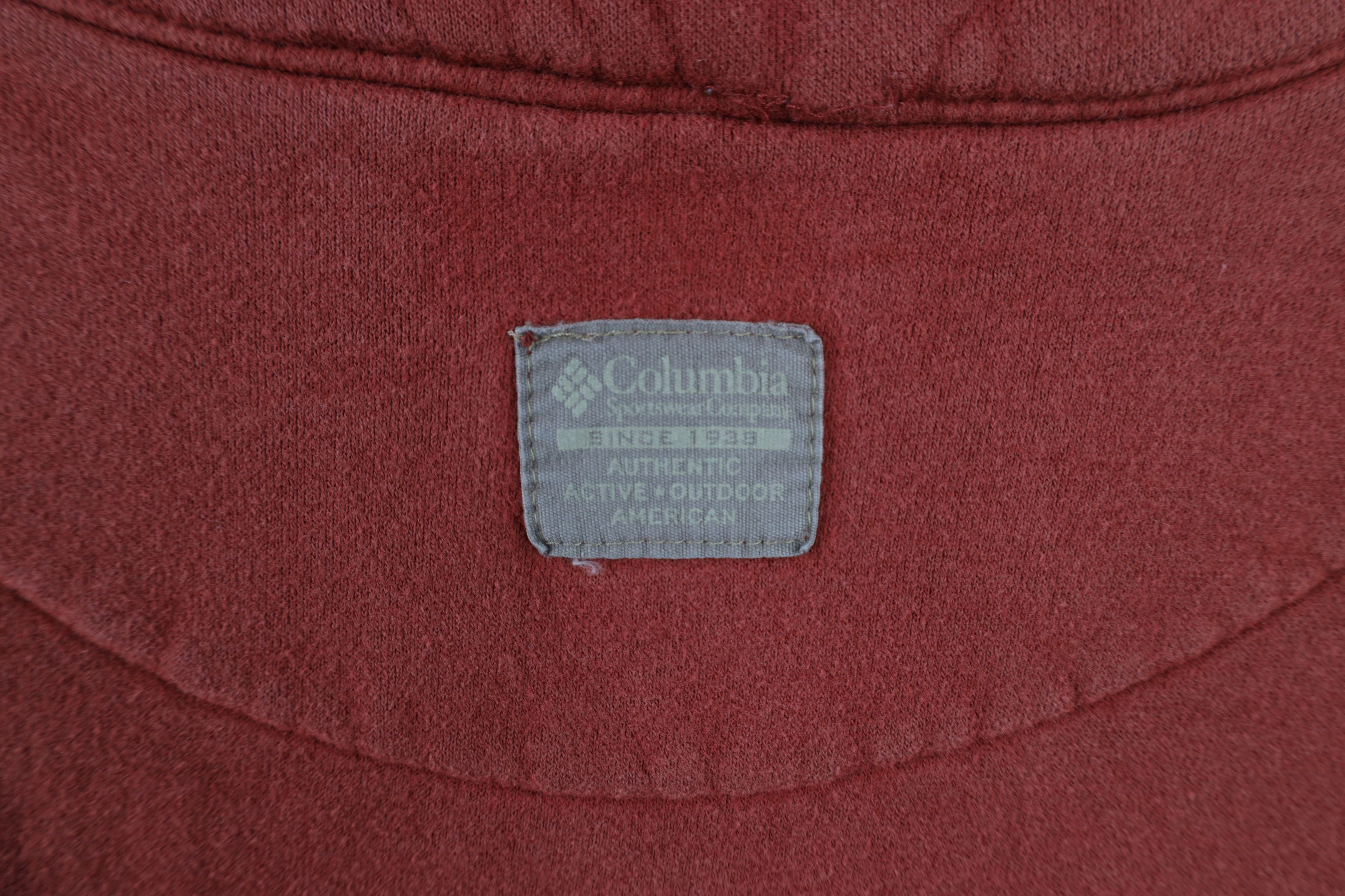 Columbia × Vintage Vintage Columbia Half Zip Pullover Sweatshirt Orange Size US XL / EU 56 / 4 - 11 Thumbnail