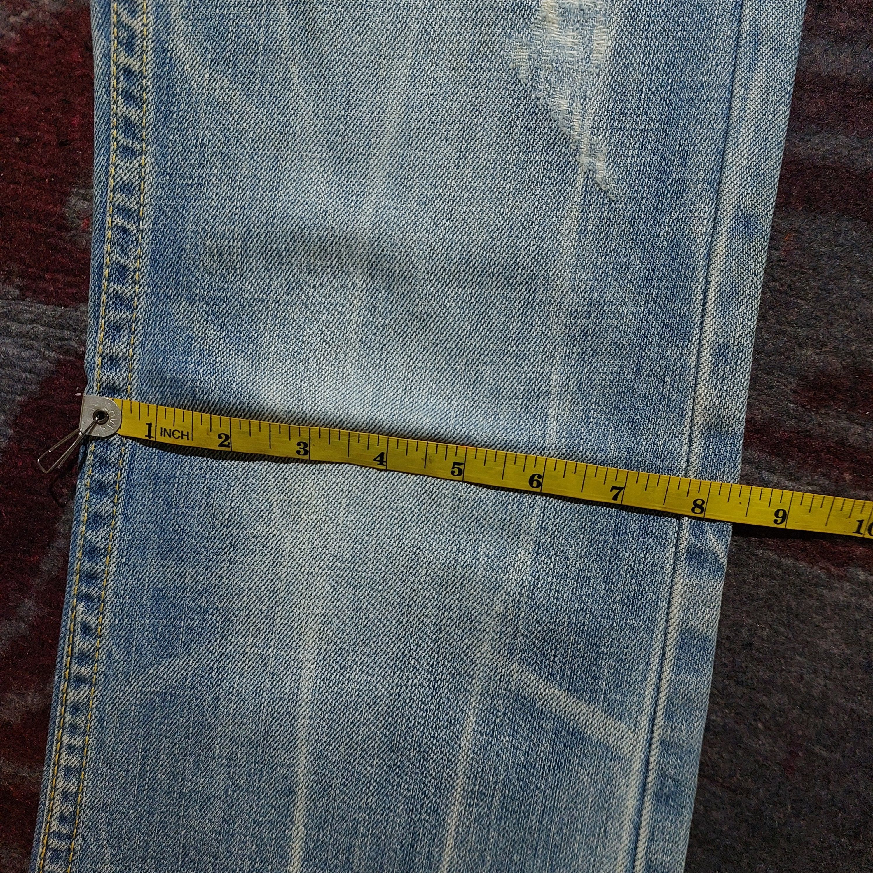 Tornado Mart Red pepper japan light blue washed flare denim Size US 28 / EU 44 - 18 Thumbnail