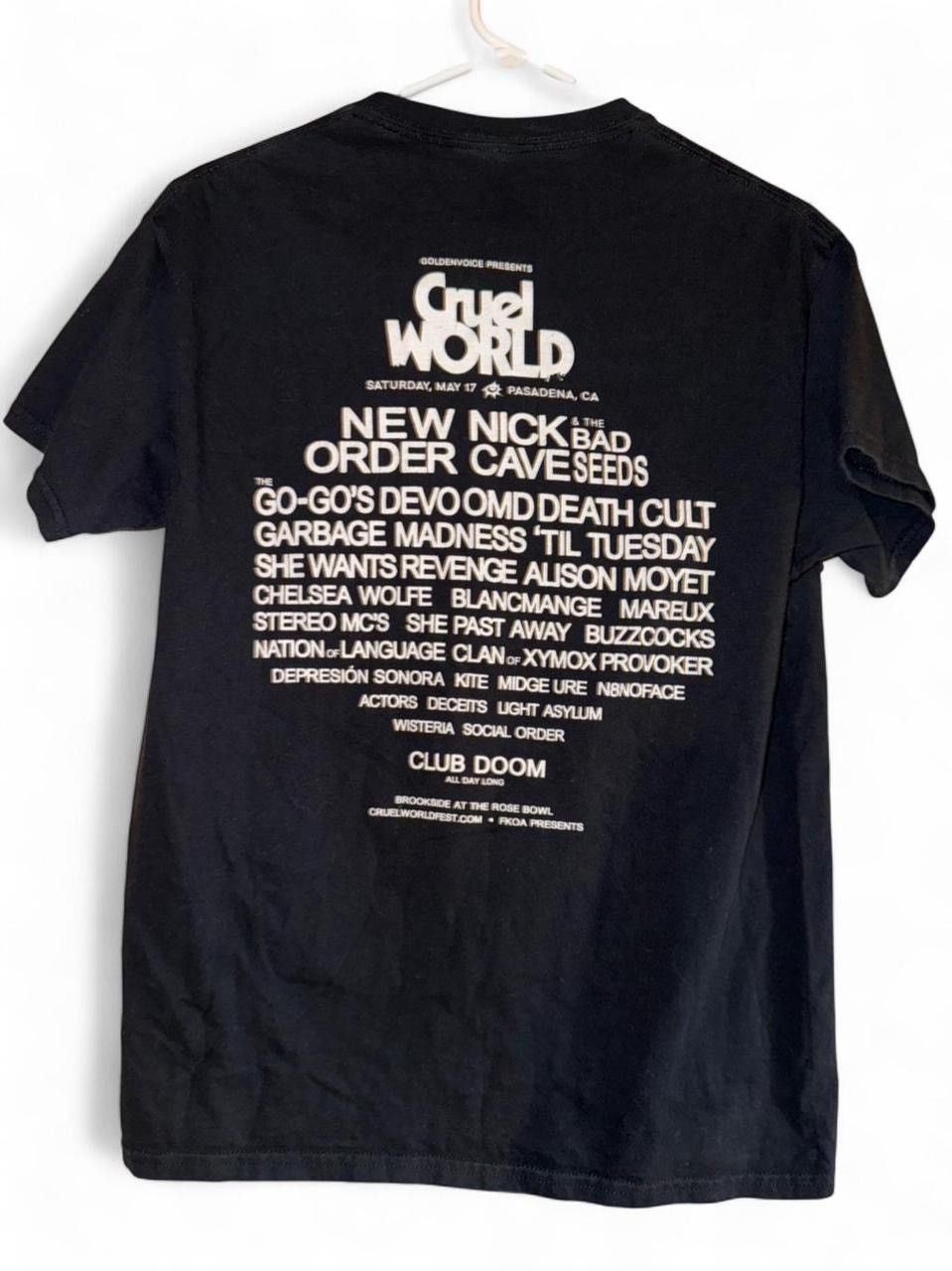 Other Exclusive presale CRUEL WORLD 2025 Lineup T-Shirt Size US M / EU 48-50 / 2 - 5 Thumbnail