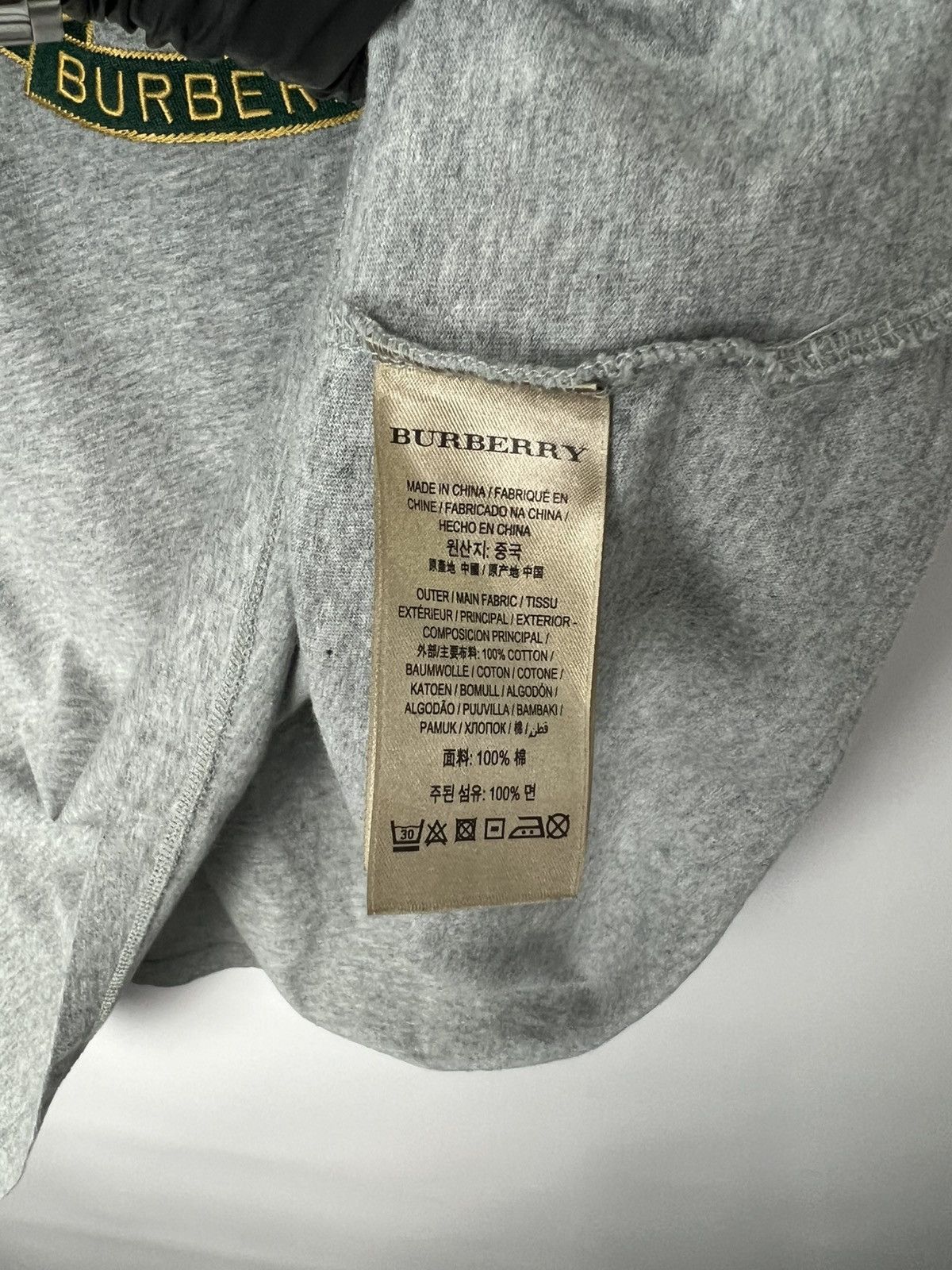 Burberry Vintage streetwear luxury y2k Burberry Big Logo Tee Shirt Size US XL / EU 56 / 4 - 5 Thumbnail