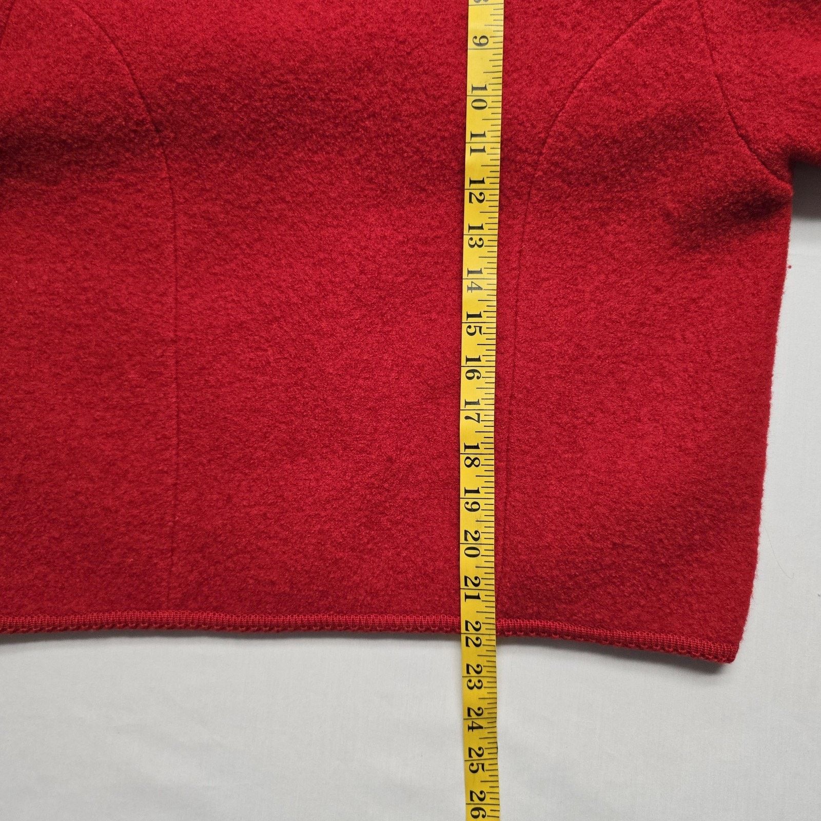 Vintage Vintage Nell Flowers 10 Wool Scallop Hem Boiled Wool Jacket Size L / US 10 / IT 46 - 8 Thumbnail