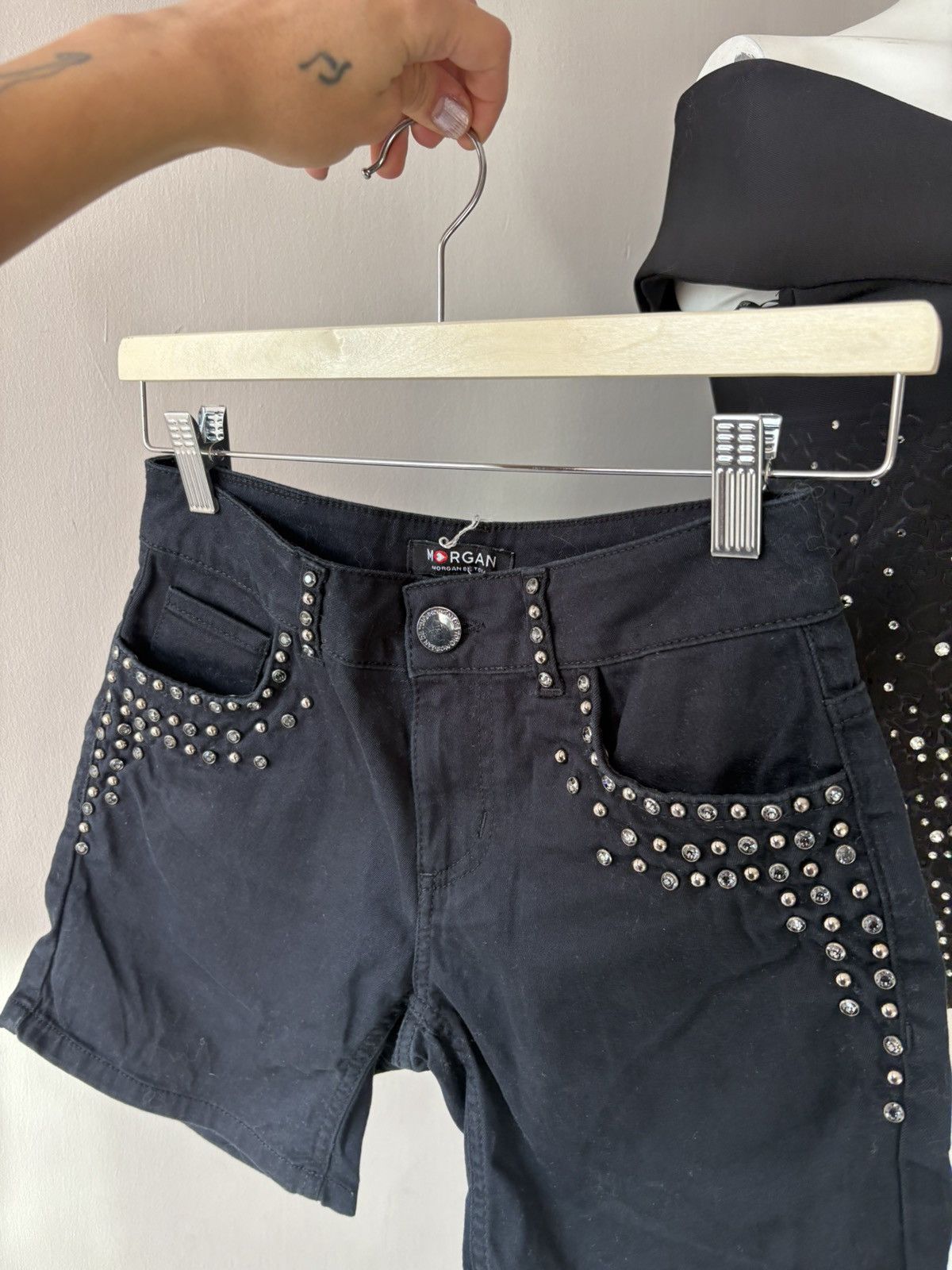 Vintage Morgan x Swarovski ✨ Size 25" / US 0 / IT 36 - 13 Thumbnail