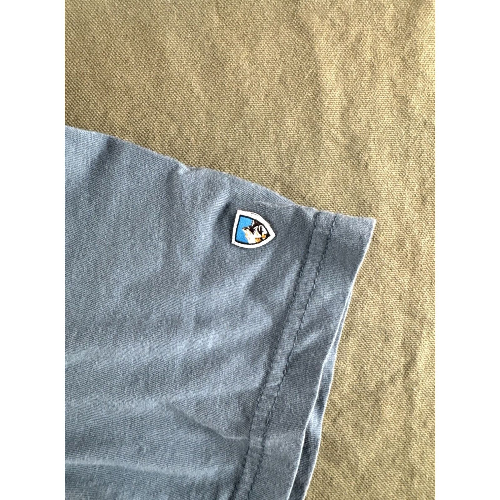 Logo 7 Kühl T Shirt Mens L Gray Organic Cotton Outdoor Hiking Logo Tee Size US L / EU 52-54 / 3 - 5 Thumbnail