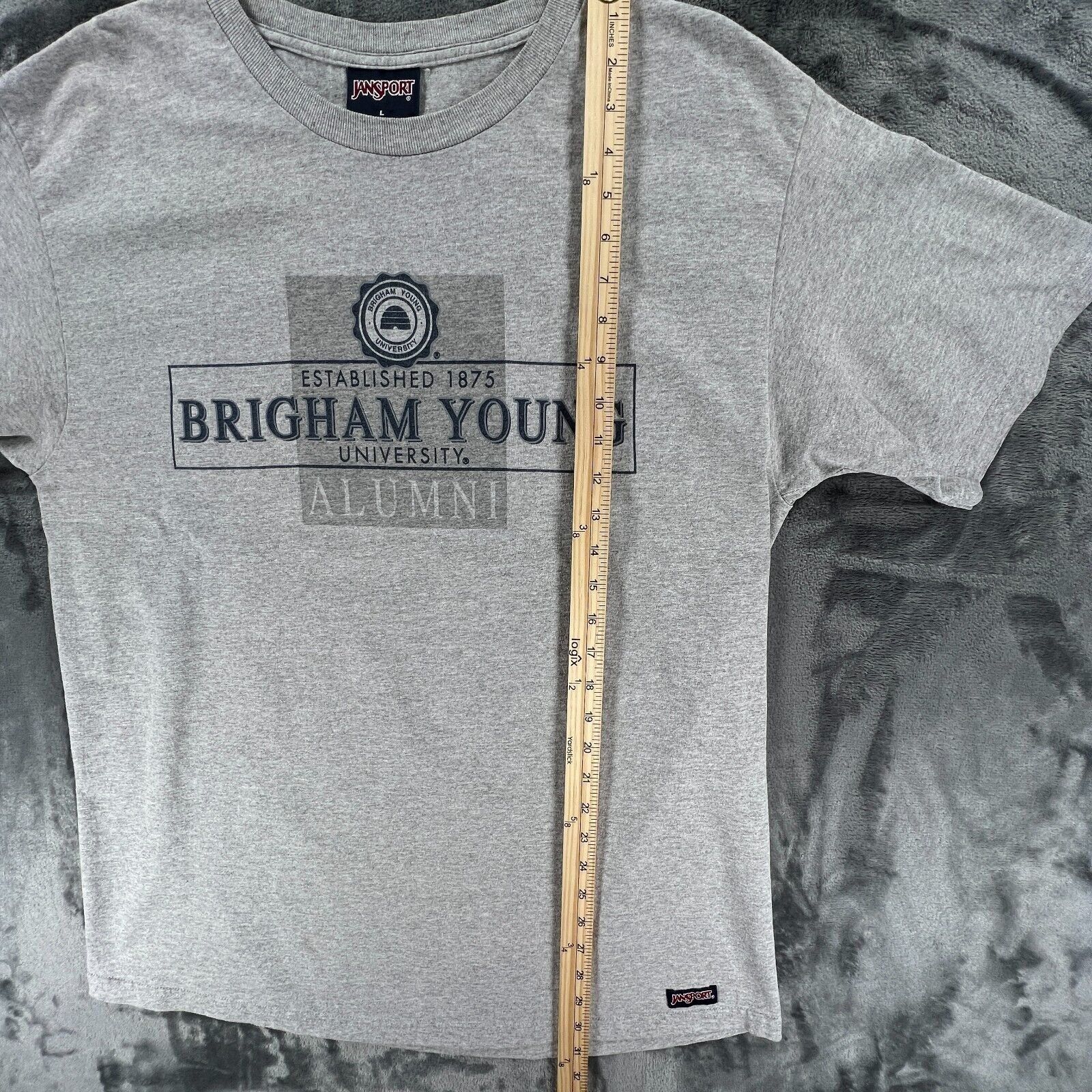 Jansport Jansport T Shirt Men L Vintage 90s BYU Bringham Young Univer Size US L / EU 52-54 / 3 - 8 Thumbnail
