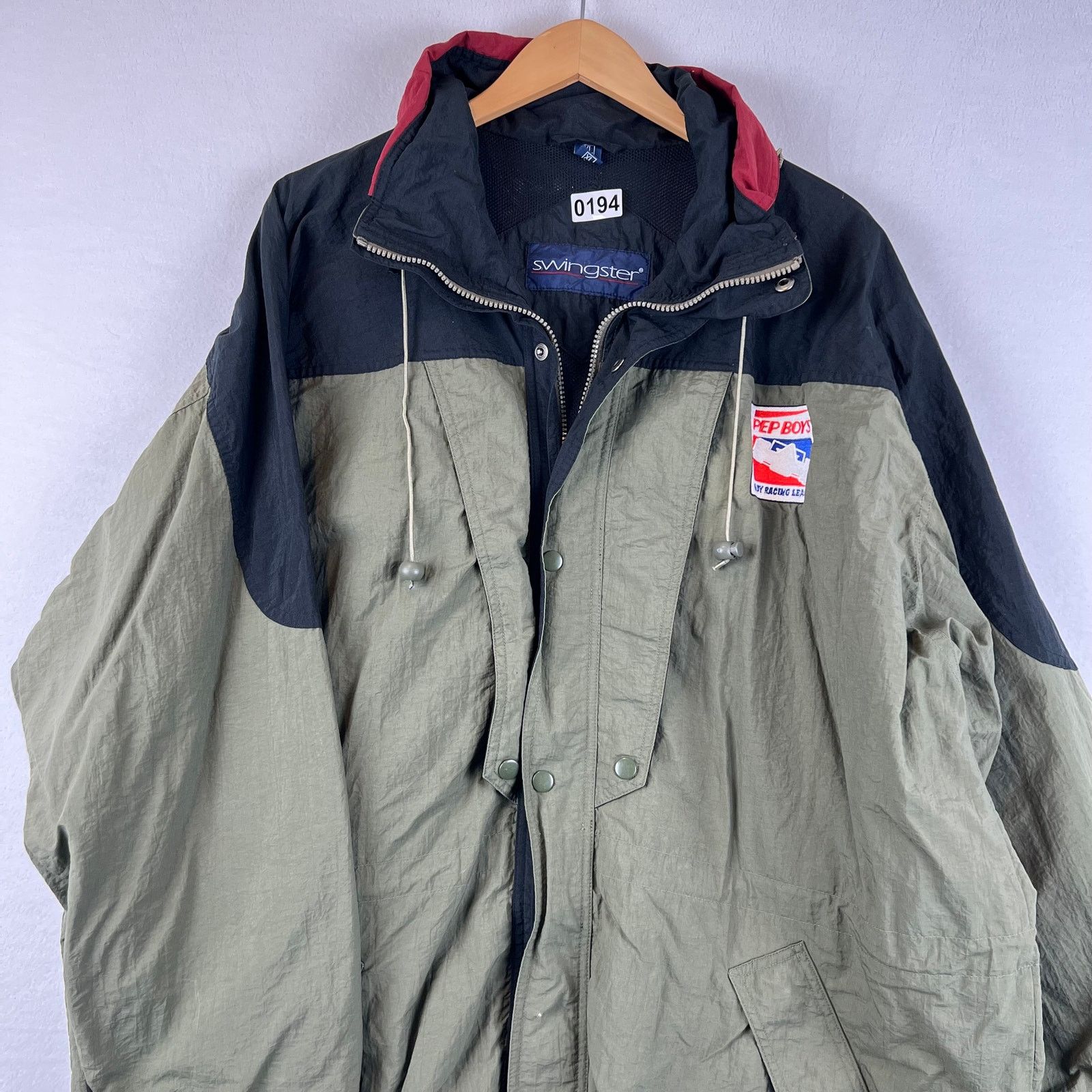Swingster VTG Pep Boys Indy Racing League Team Green Racing Jacket XL Size US XL / EU 56 / 4 - 9 Thumbnail