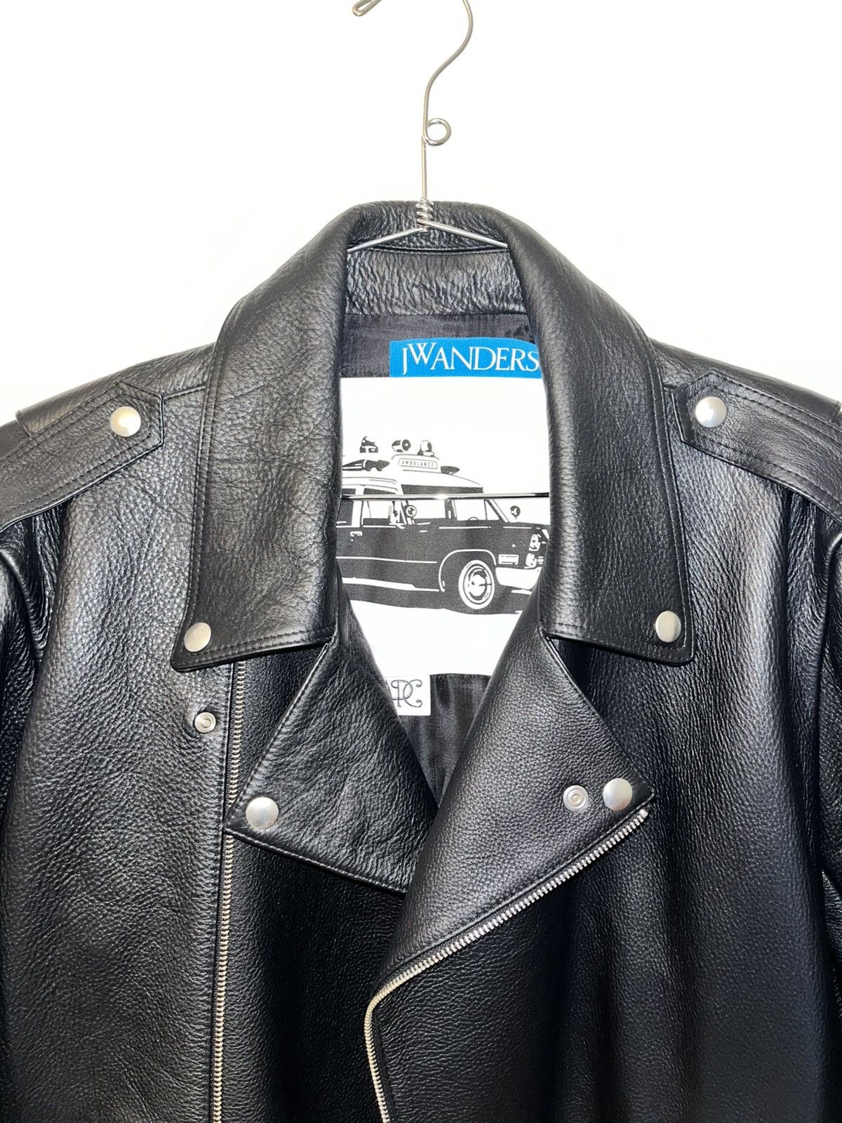 A.P.C. X JW Anderson leather jacket XL