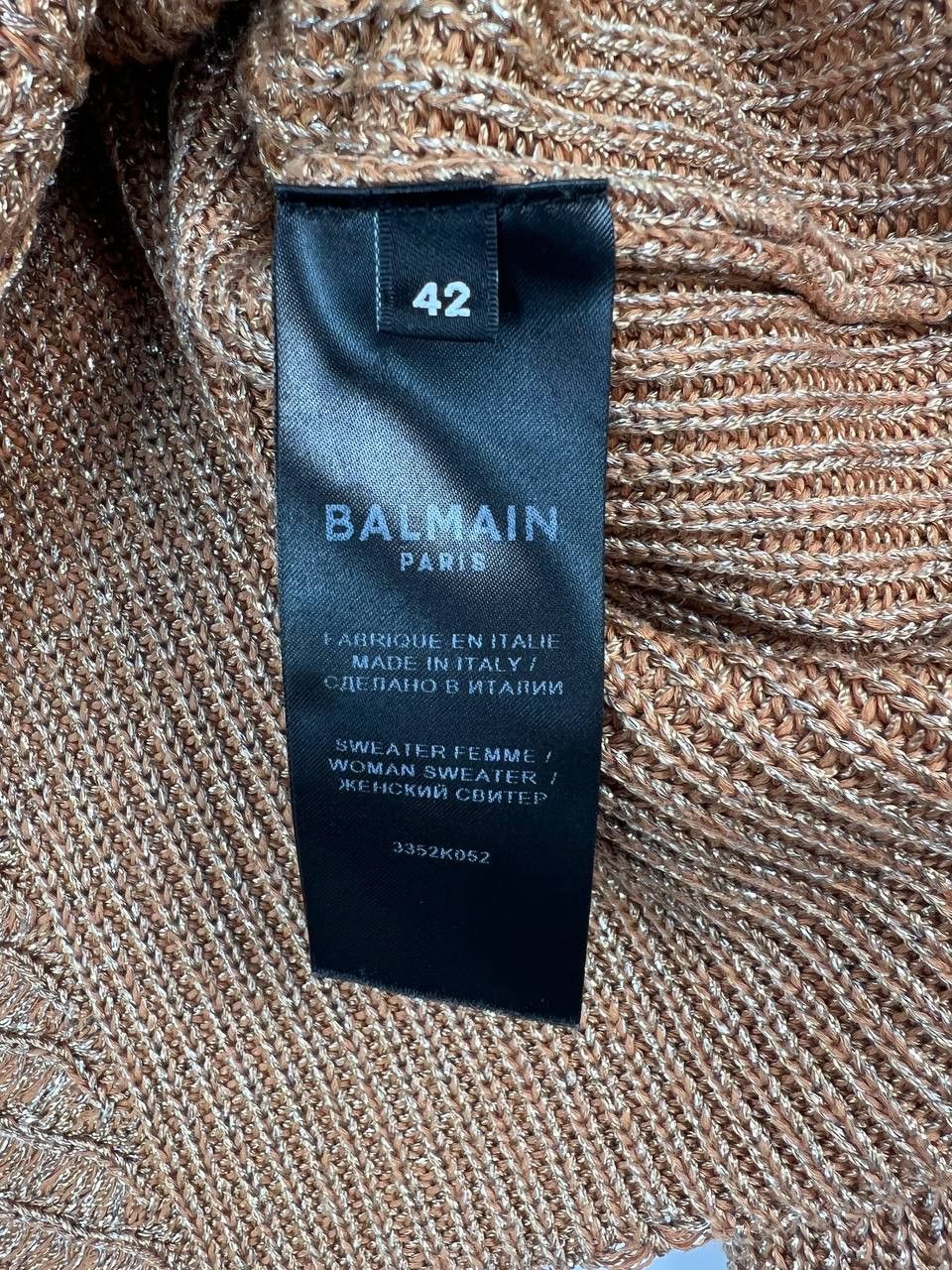 Balmain Balmain Knit Sweater Gold Buttons Womens Size M Size M / US 6-8 / IT 42-44 - 5 Thumbnail