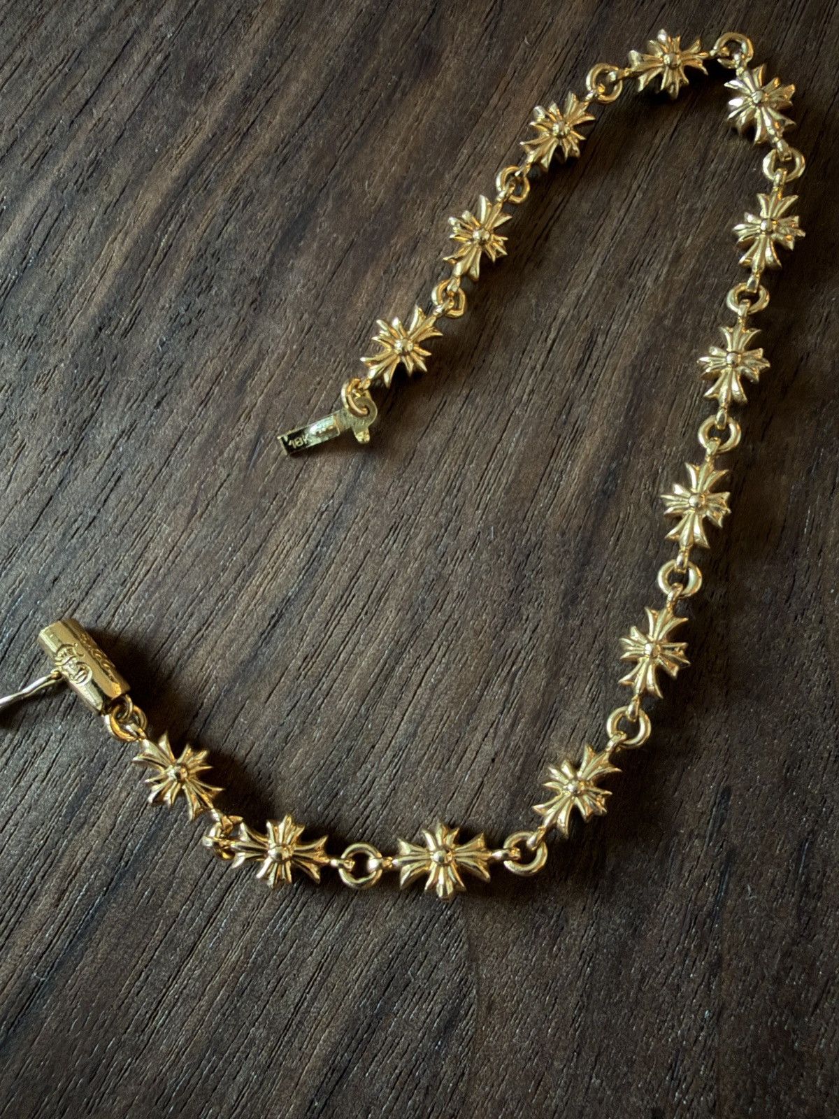 Chrome Hearts Chrome Hearts Tiny E Gold 13 Link 22k Bracelet Size ONE SIZE - 12 Thumbnail