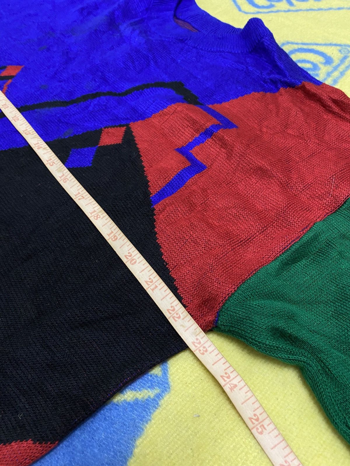Japanese Brand × Vintage Japanese Knitwear x Vintage Abstrack Size US L / EU 52-54 / 3 - 8 Thumbnail