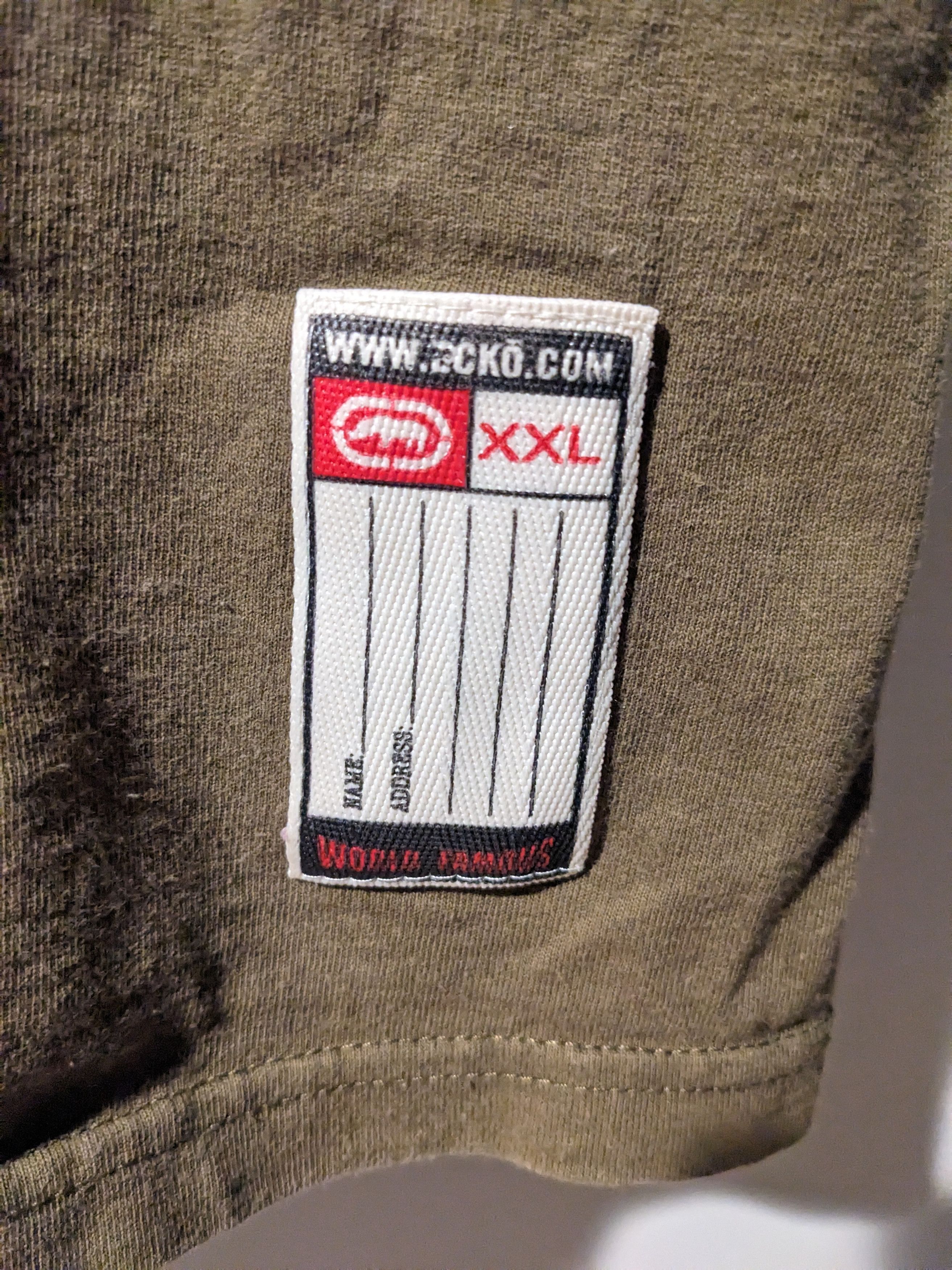 Ecko Unltd. × Vintage Vintage Y2K Ecko Logo Graffiti Green XX-Large T-Shirt Size US XXL / EU 58 / 5 - 3 Thumbnail