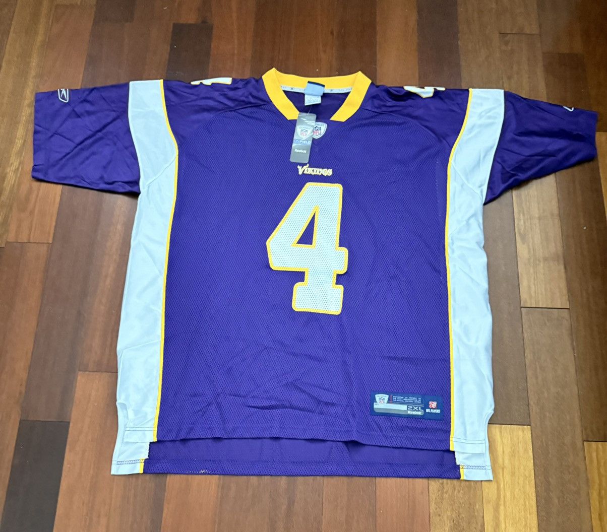 Reebok Brett Favre Minnesota Vikings Vintage Jersey Size US XXL / EU 58 / 5 - 1 Thumbnail