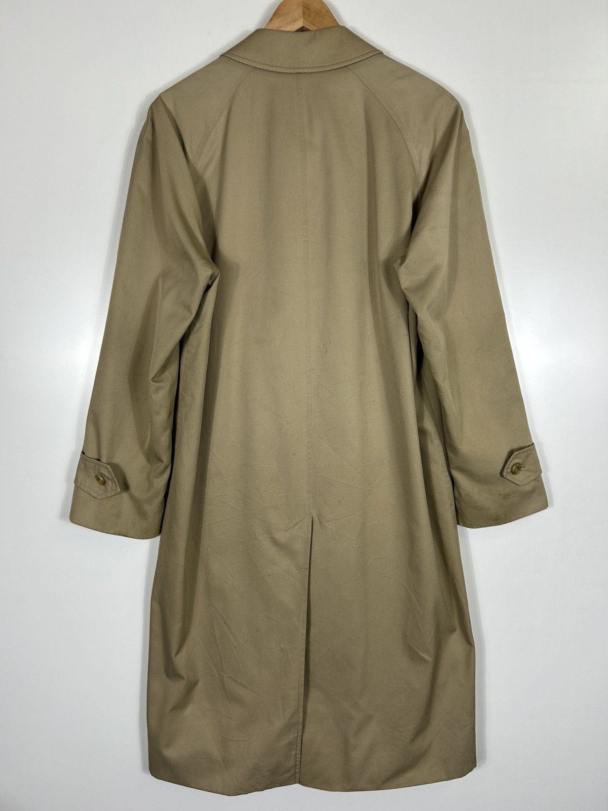 Burberry ⚡️Vintage Burberrys London Button Long Coat Jacket Size US M / EU 48-50 / 2 - 15 Thumbnail