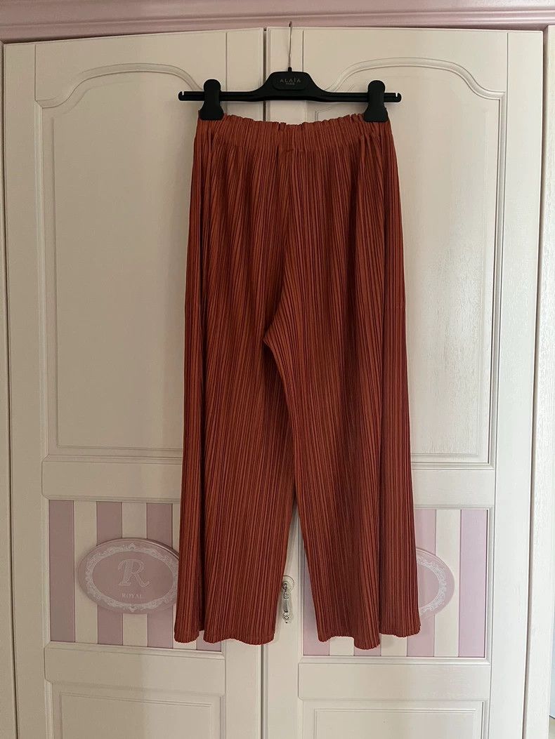Other Issey Miyake Red pleated pants Size 42" / US 20 - 2 Thumbnail