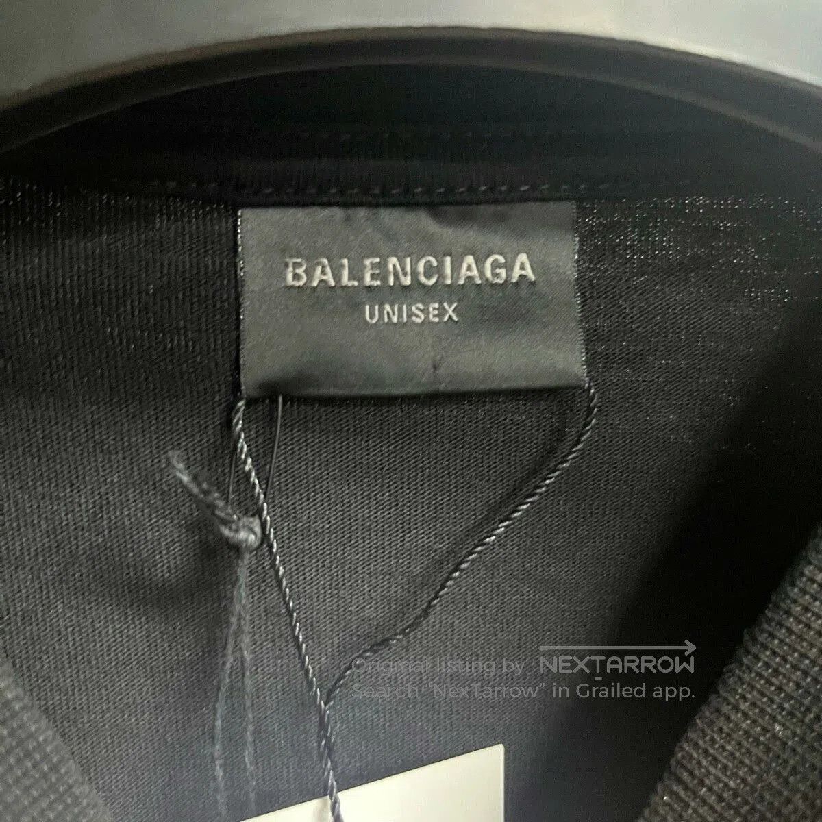 Balenciaga Balenciaga Black Logo Print Long Sleeve T-Shirt. Size US S / EU 44-46 / 1 - 5 Thumbnail