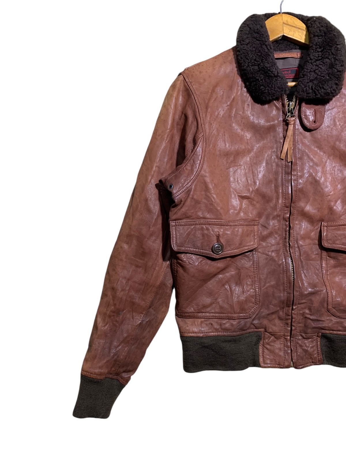 Johnbull 🔥JOHNBULL KOJIMA SHEEPSKIN LEATHER JACKETS Size US M / EU 48-50 / 2 - 2 Thumbnail