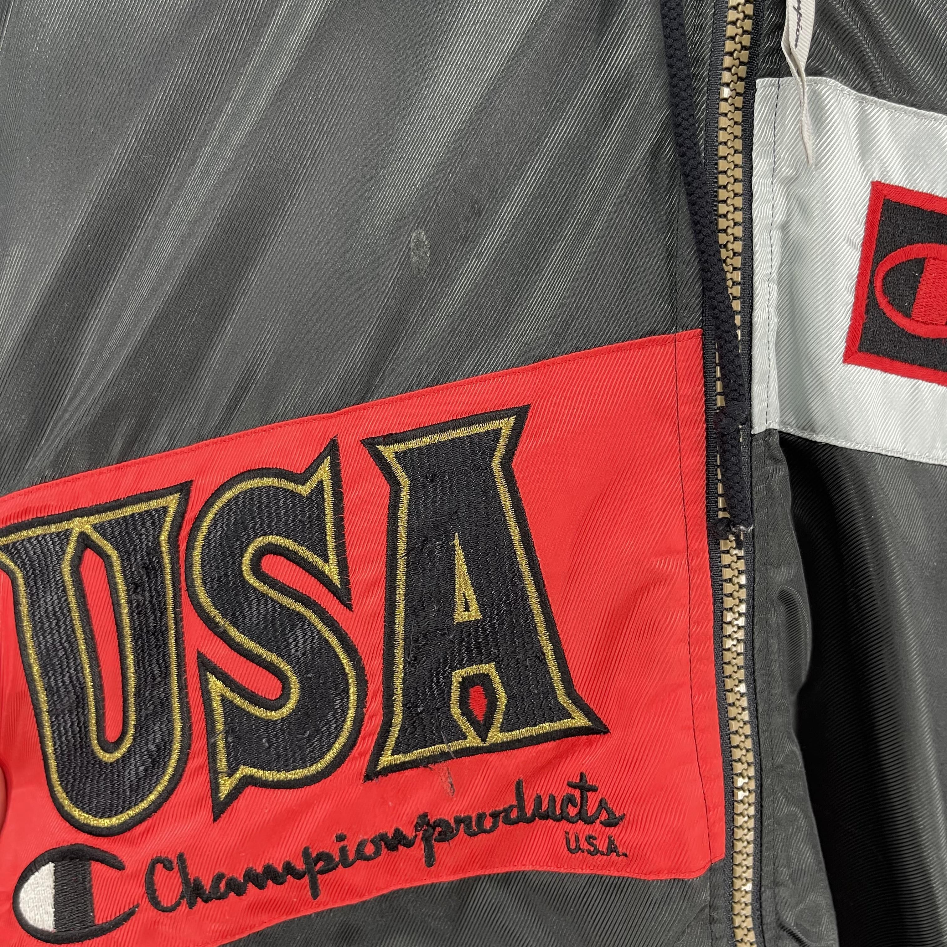 Champion × Vintage Vintage 90s CHAMPION Usa Sherpa Lined Parka Winter Jacket Size US M / EU 48-50 / 2 - 13 Thumbnail