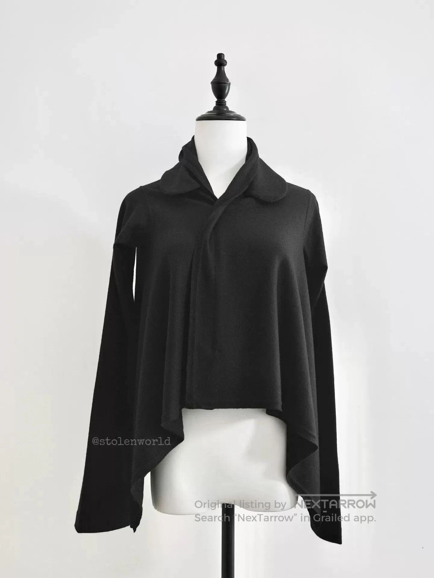 Rei Kawakubo comme des garcons irregular wool top. Size XS / US 0-2 / IT 36-38 - 6 Thumbnail