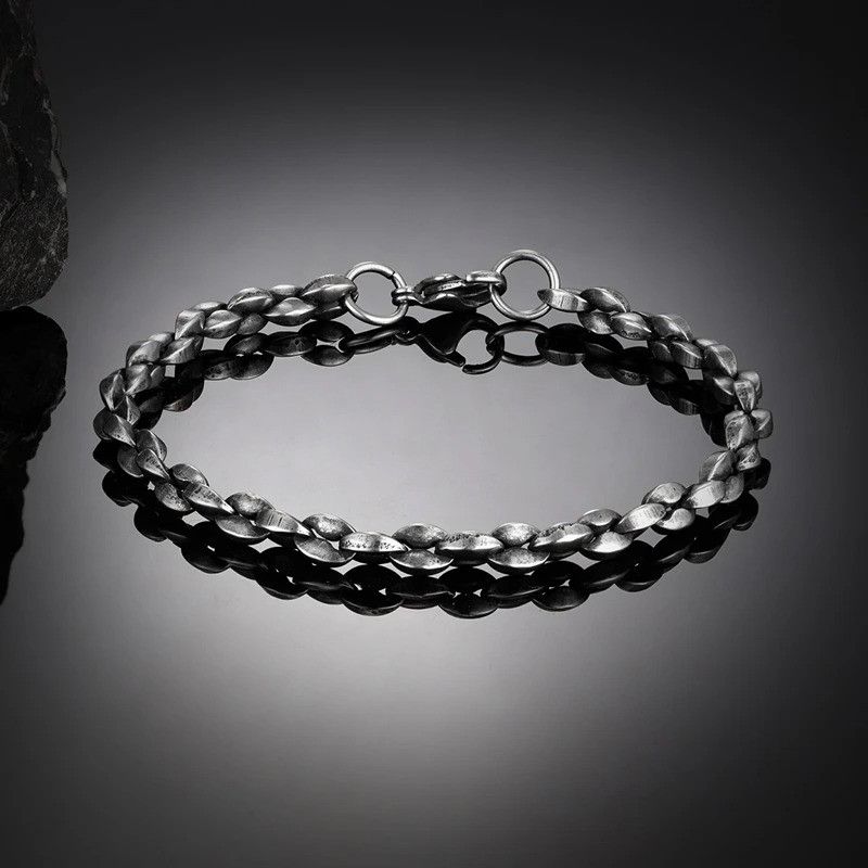 Other Punk Rock Retro Link Chain Bracelet Bangles Gift For Him Size ONE SIZE - 5 Thumbnail