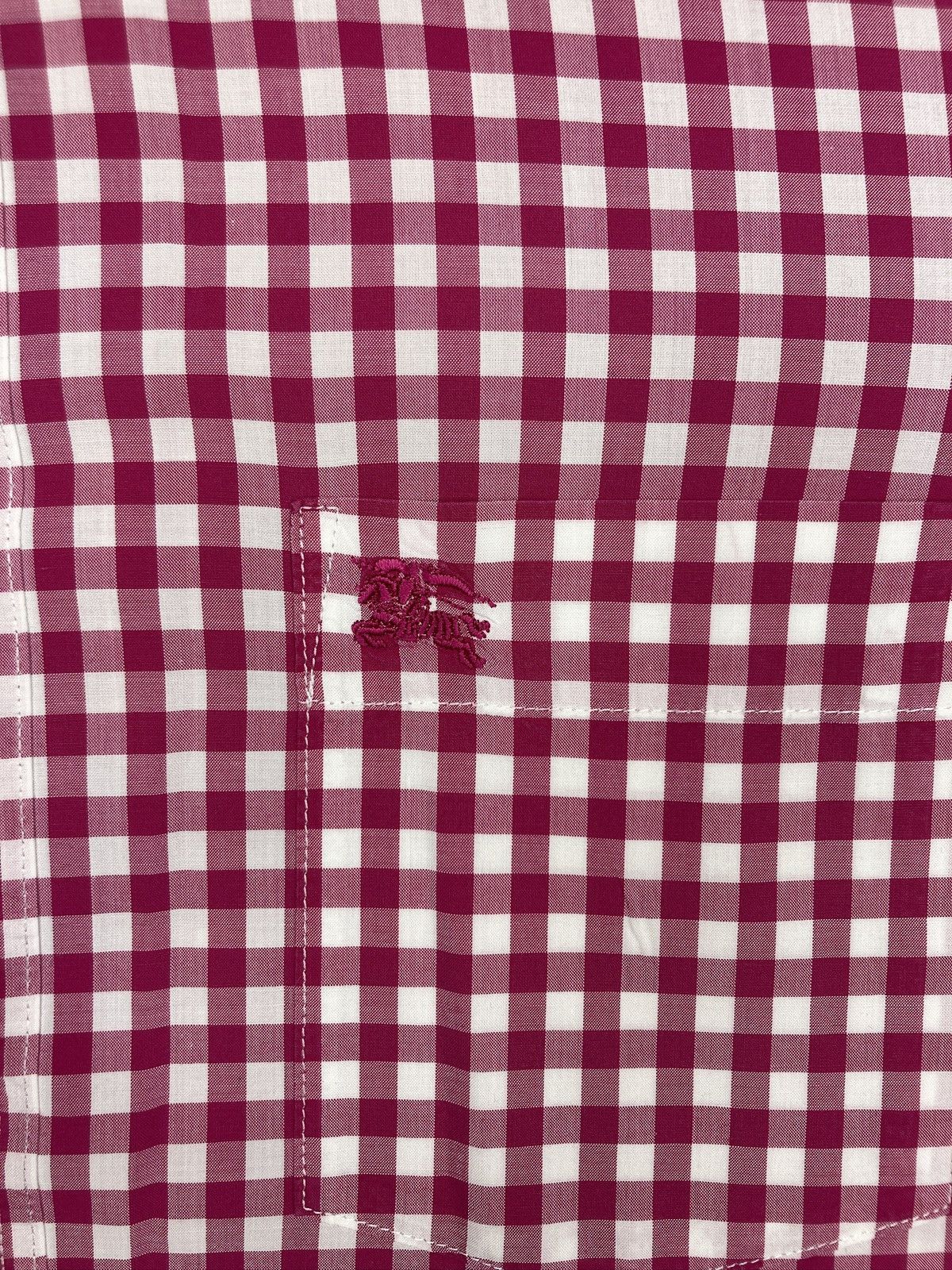 Burberry Burberry Brit Red Plaid Long Sleeve Button Up Size Large Size US L / EU 52-54 / 3 - 1 Thumbnail