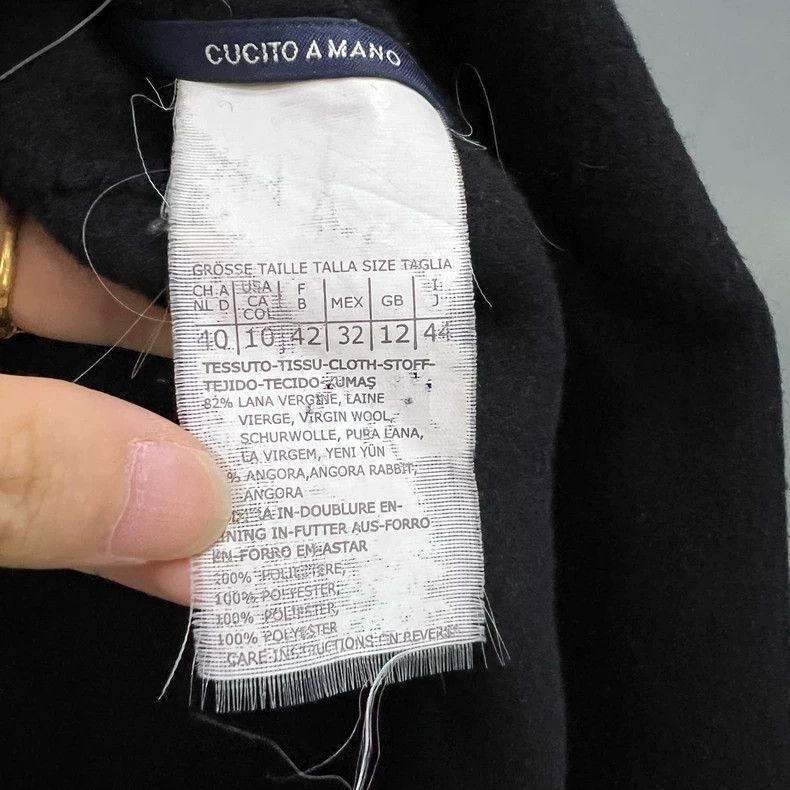 Max Mara Max Mara Black double-breasted hooded coat Size S / US 4 / IT 40 - 3 Thumbnail