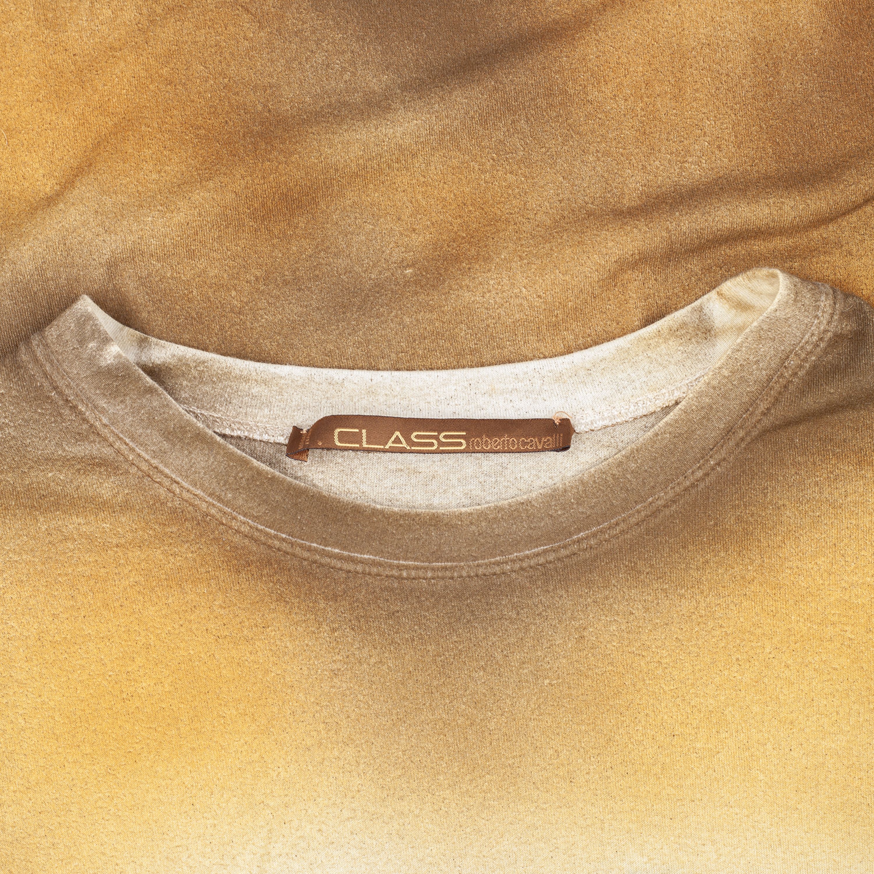 Cavalli Class Roberto Cavalli CLASS Brown Acid Long Sleeve Top Size US M / EU 48-50 / 2 - 4 Thumbnail