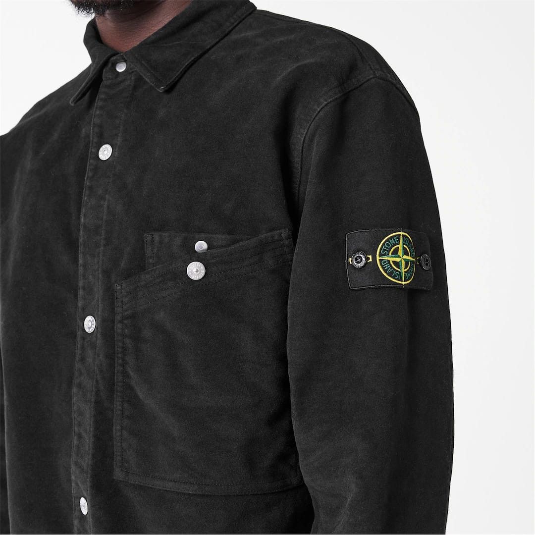 Stone Island o1g2r1mq0526 MSkin Overshirt in Black Size US XXL / EU 58 / 5 - 5 Thumbnail
